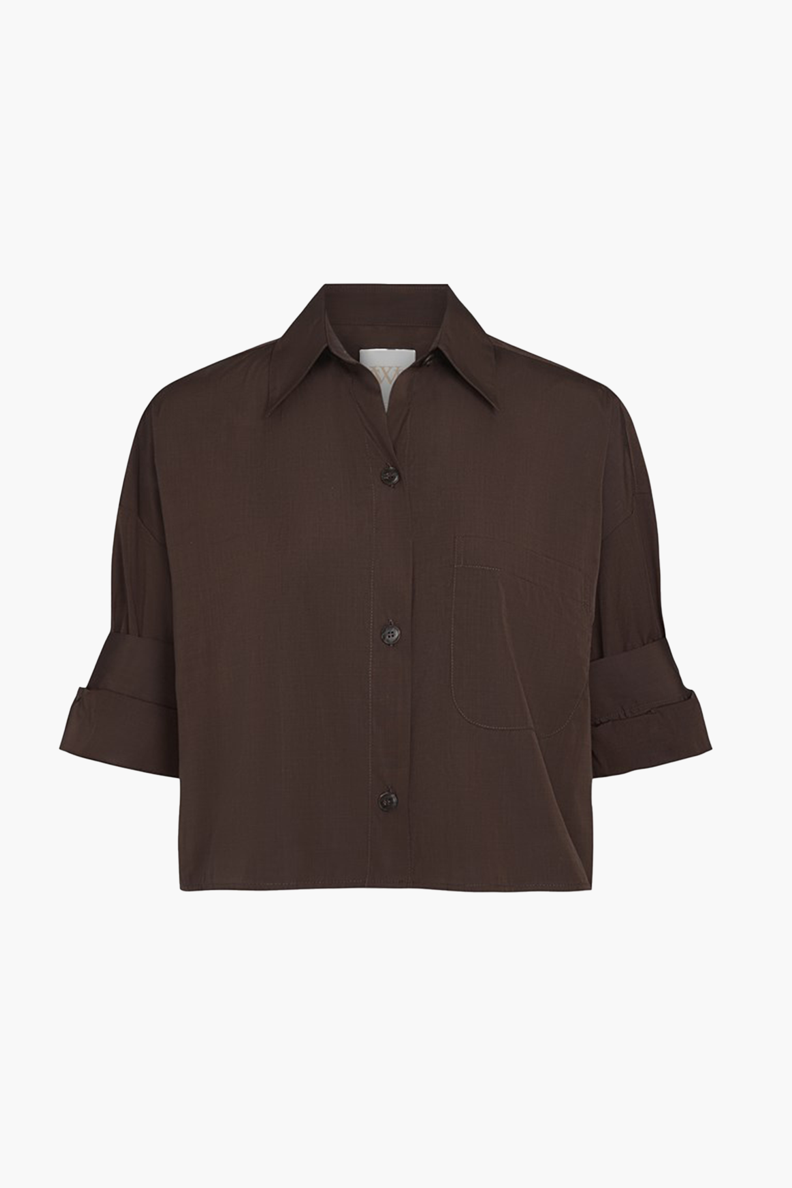 TWP NEXT EX SHIRT IN CHOCOLATE | THE NEW TREND