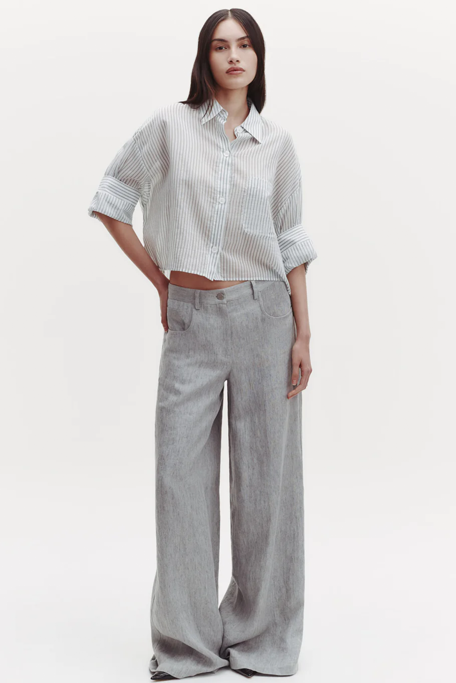 TWP NEXT EX SHIRT IN HARBOUR GREY | THE NEW TREND