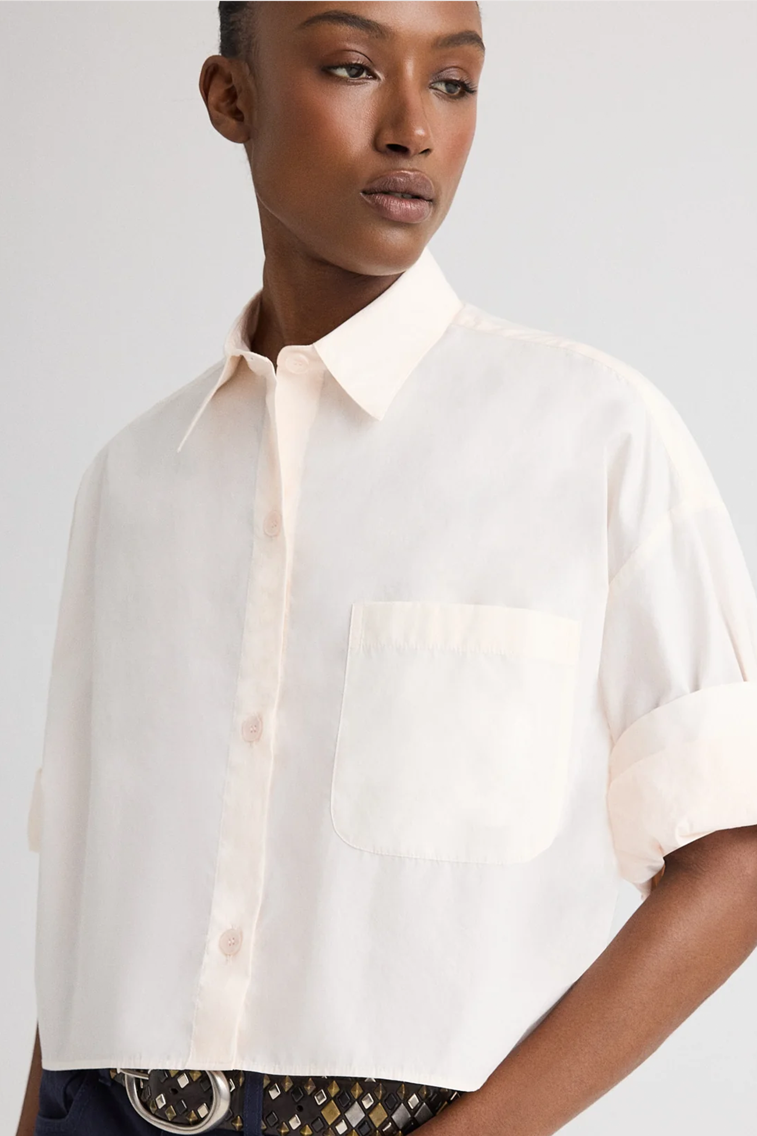TWP NEXT EX SHIRT SHEER PINK | THE NEW TREND