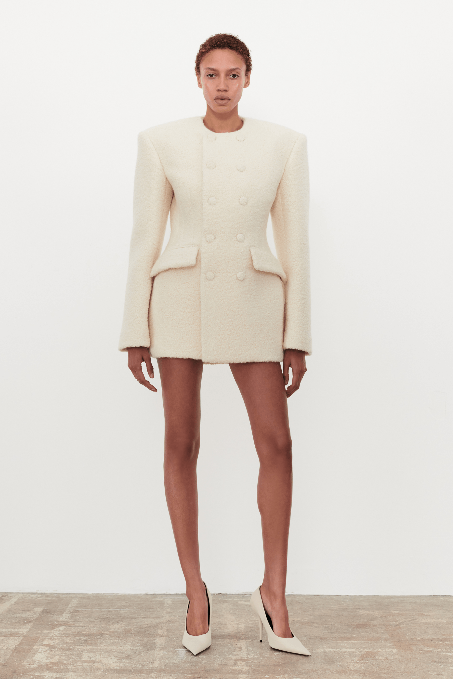 BOUCLÉ BLAZER DRESS