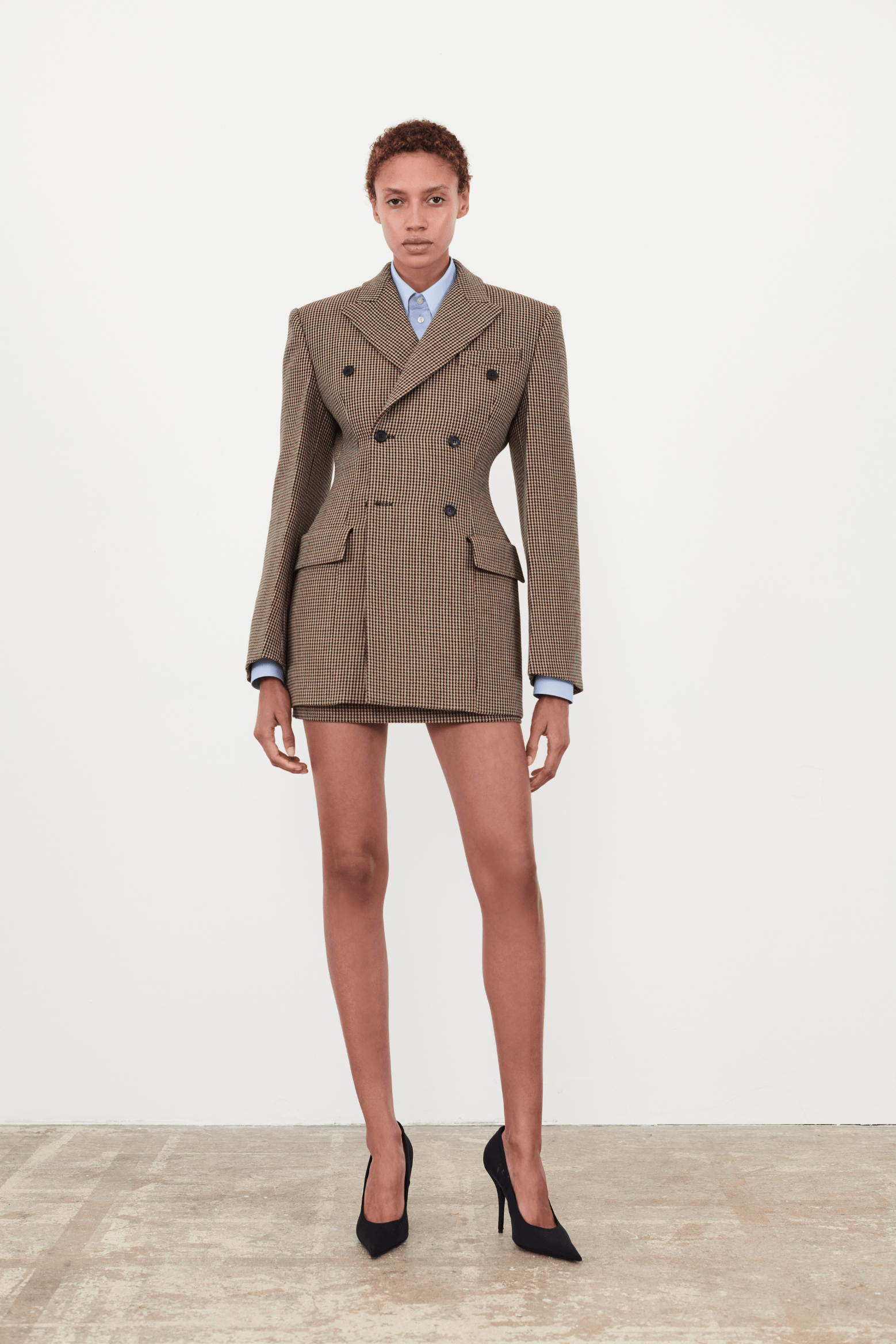 NEW DOUBLE BREASTED CONTOUR BLAZER