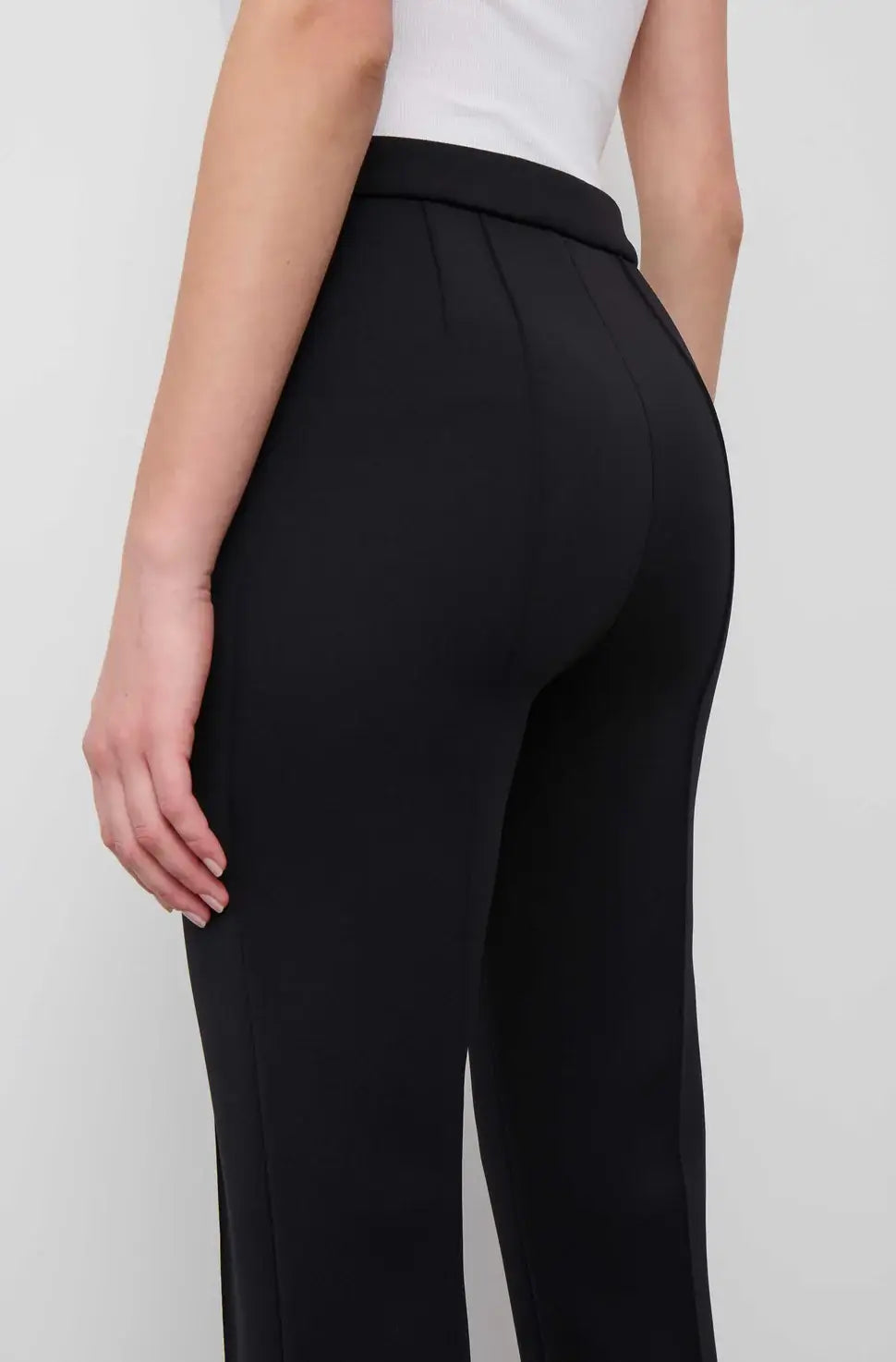 WARDROBE.NYC Bonded Slim Trouser in Black | The New Trend

