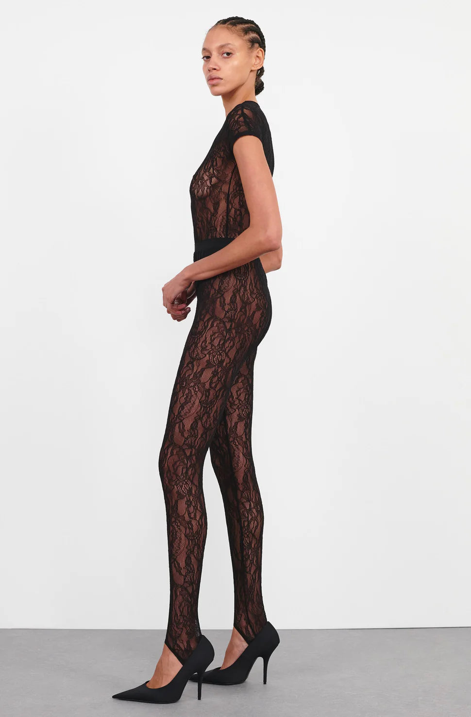 WARDROBE.NYC LACE STIRRUP LEGGING | THE NEW TREND