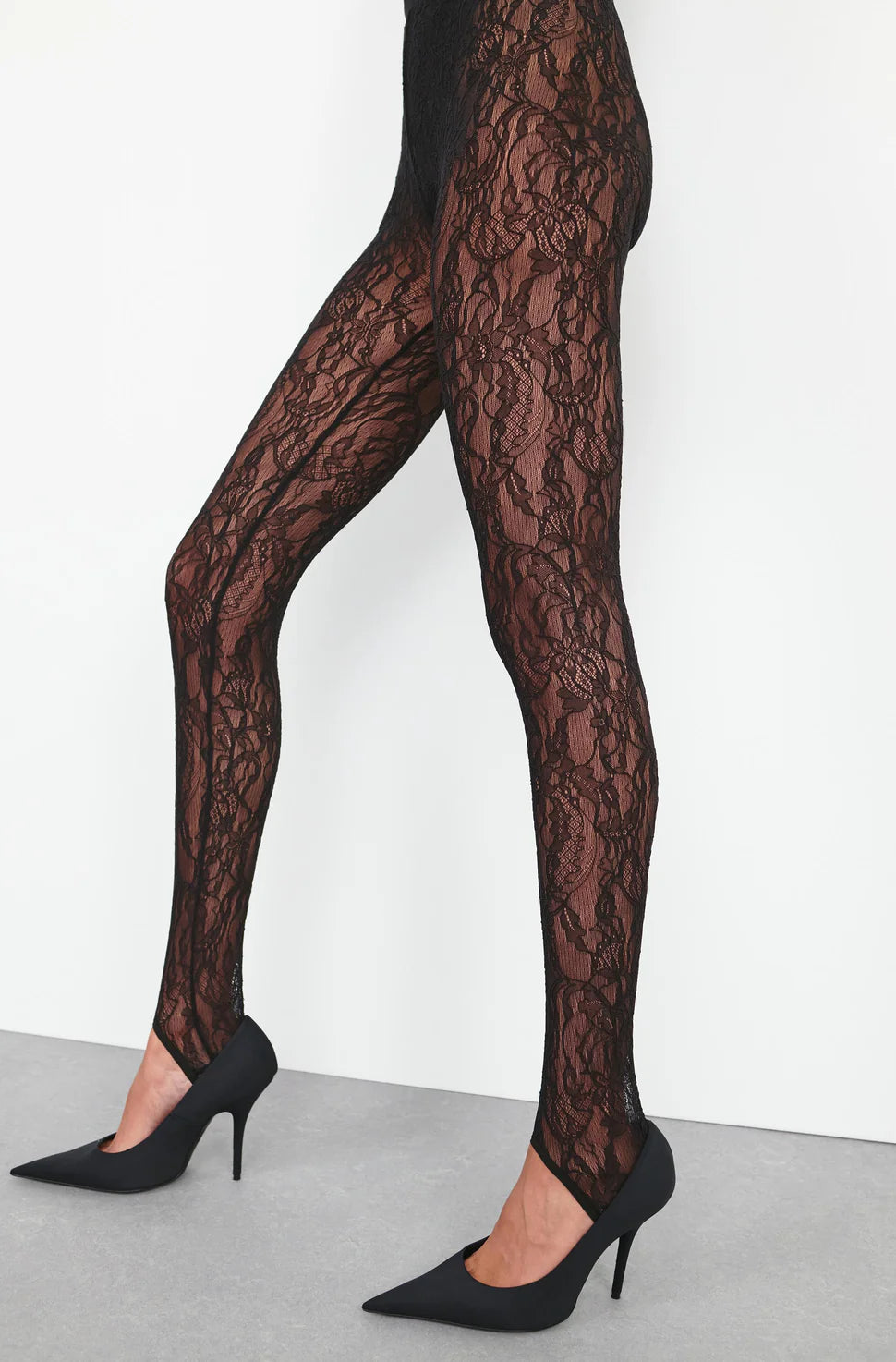 WARDROBE.NYC LACE STIRRUP LEGGING | THE NEW TREND