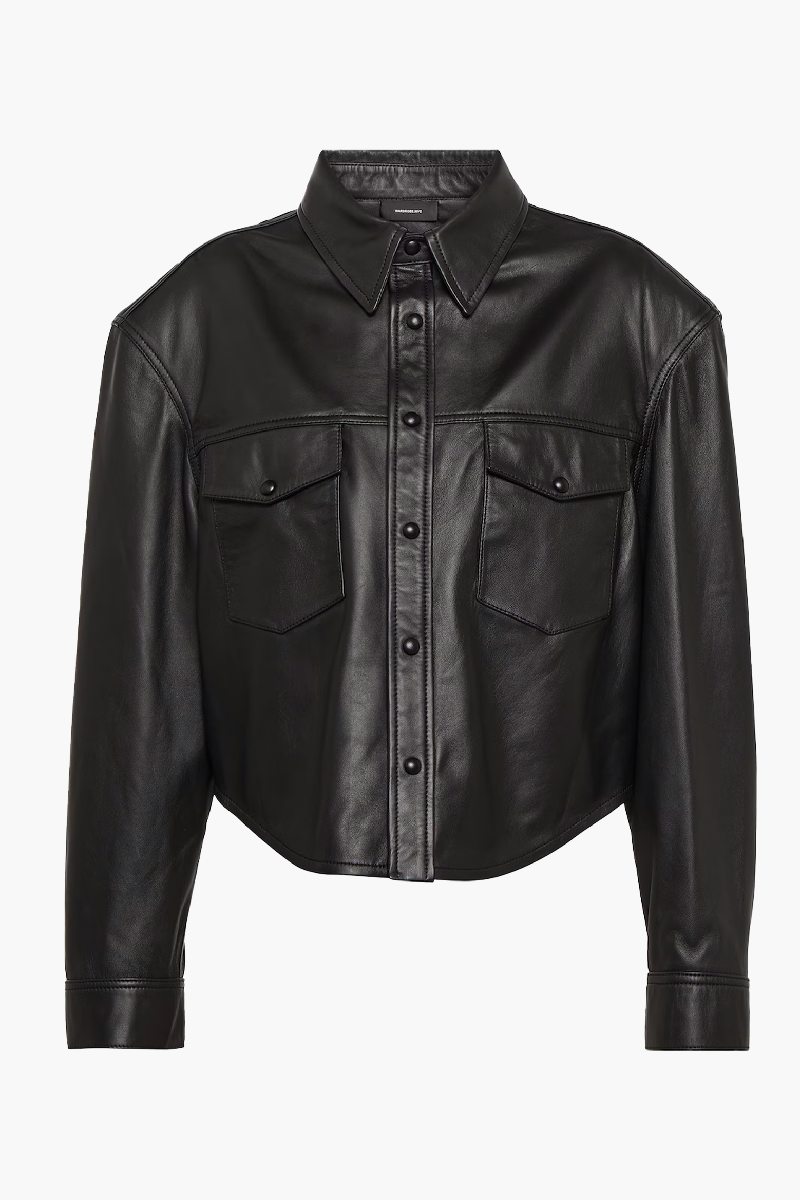 WARDROBE.NYC LEATHER SHIRT JACKET | THE NEW TREND