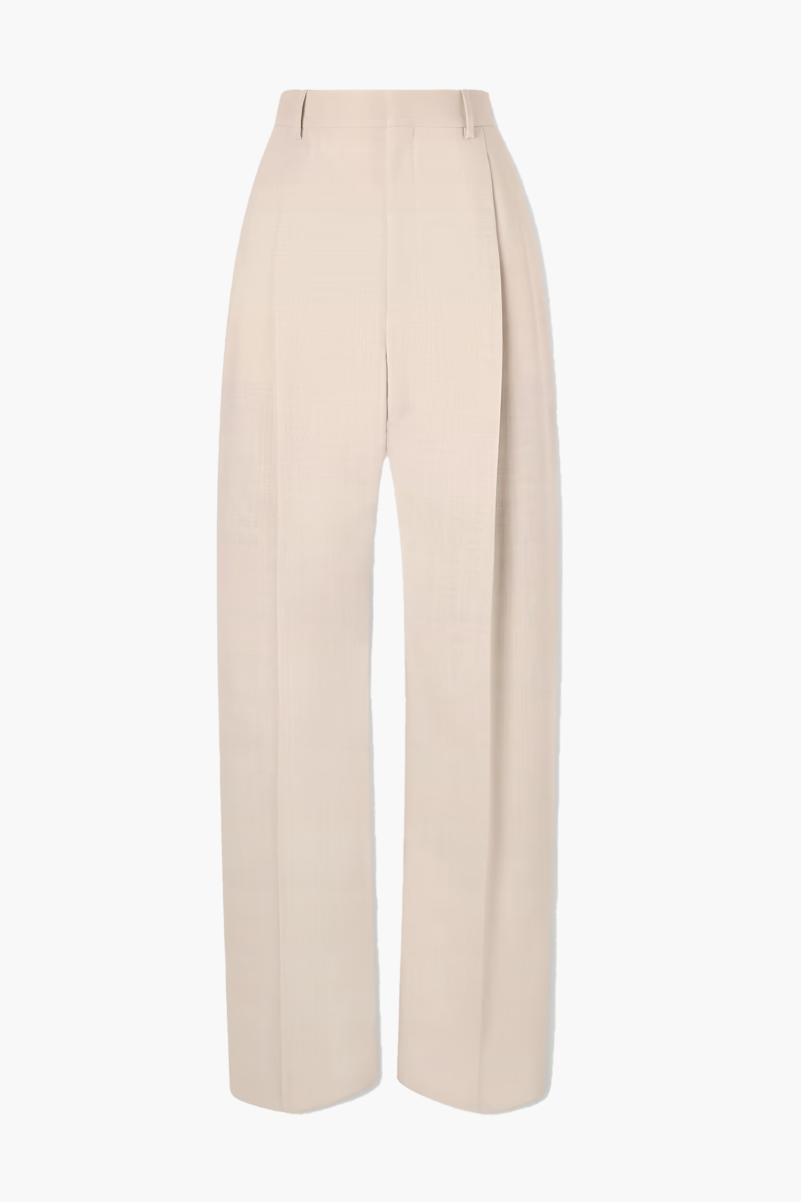WARDROBE.NYC LIGHT MID RISE TROUSER IN SAND | THE NEW TREND