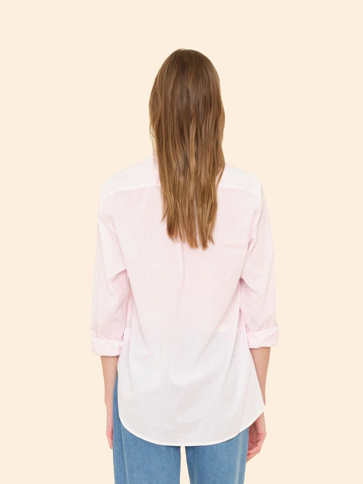 XÌRENA BEAU SHIRT IN PALE ROSE | THE NEW TREND