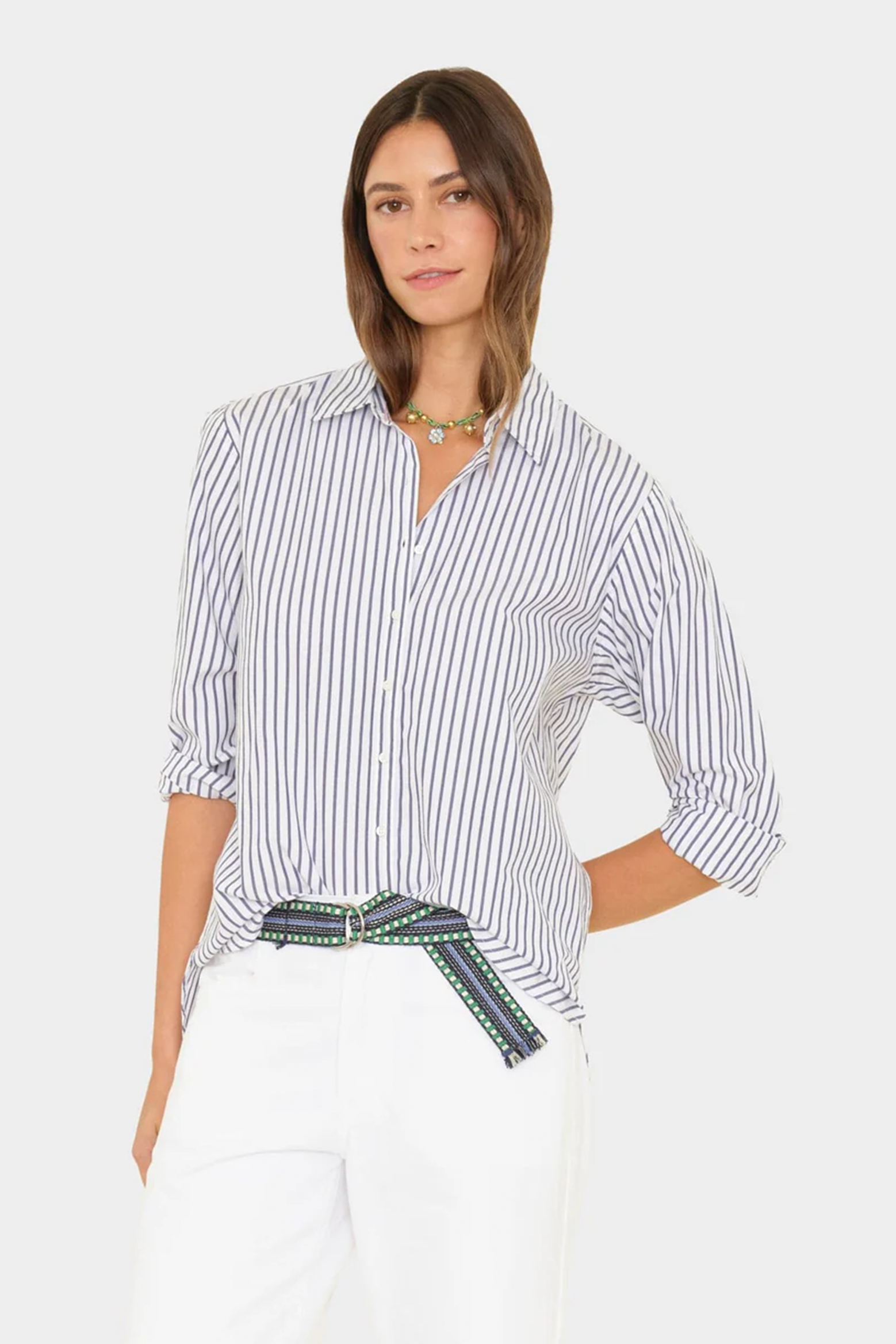 XIRENA BEAU SHIRT IN WINDY BLUE | THE NEW TREND