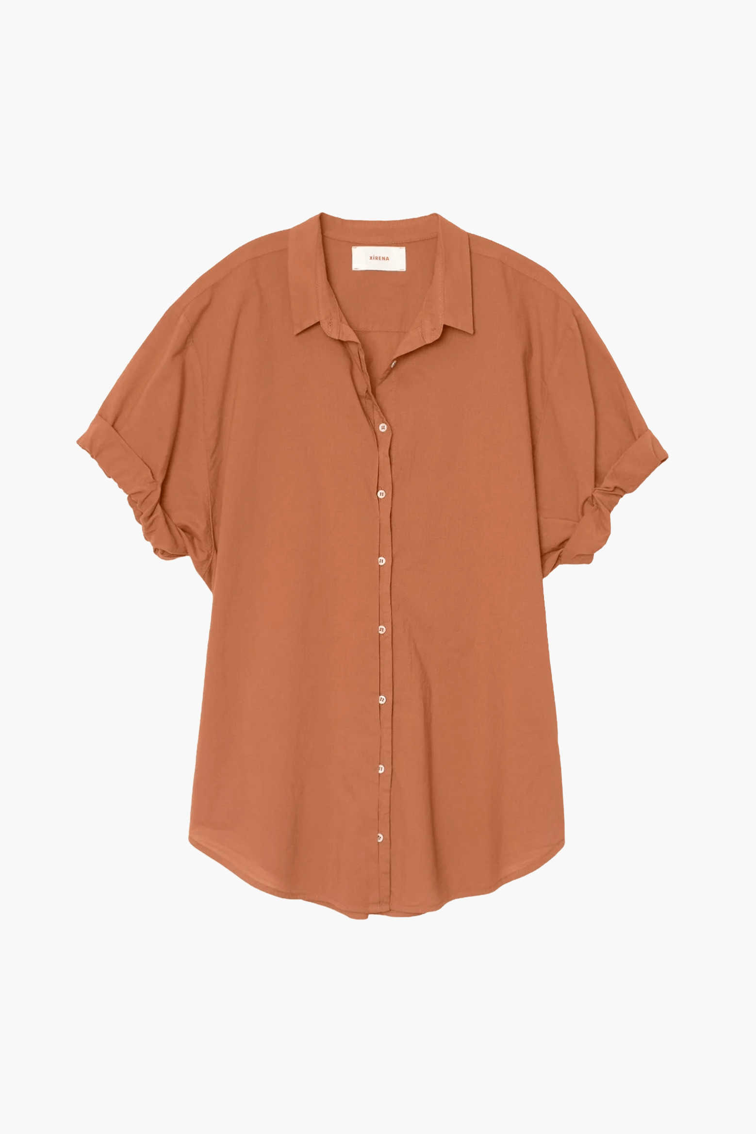 XIRENA CHANNING SHIRT IN GINGER | THE NEW TREND