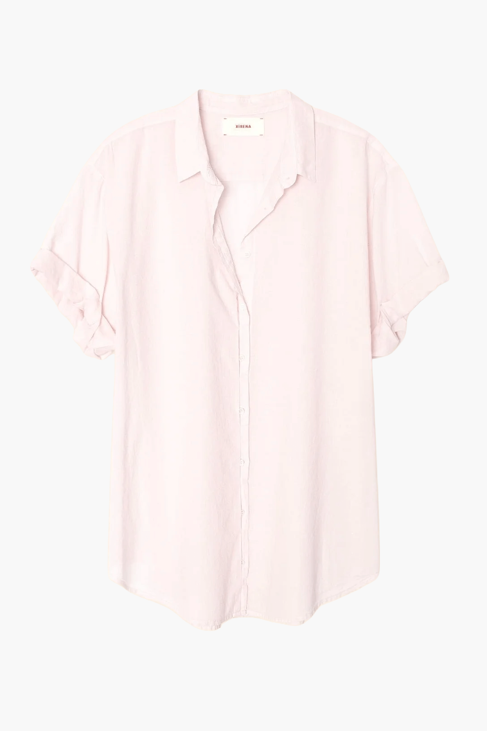 XIRENA CHANNING SHIRT IN PALE ROSE | THE NEW TREND