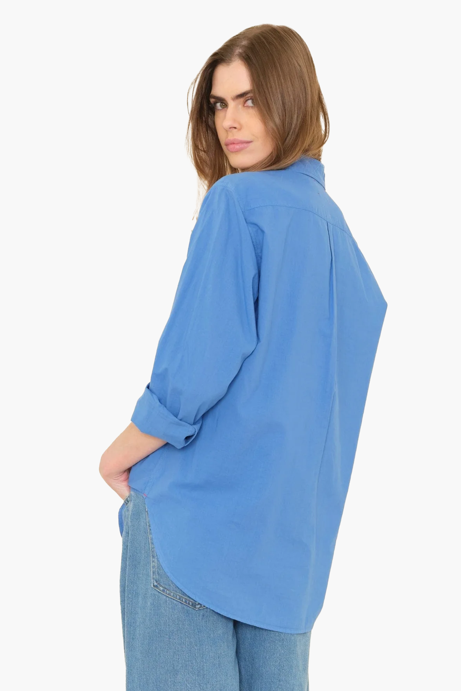 XÌRENA BEAU SHIRT CORONA BLUE | THE NEW TREND