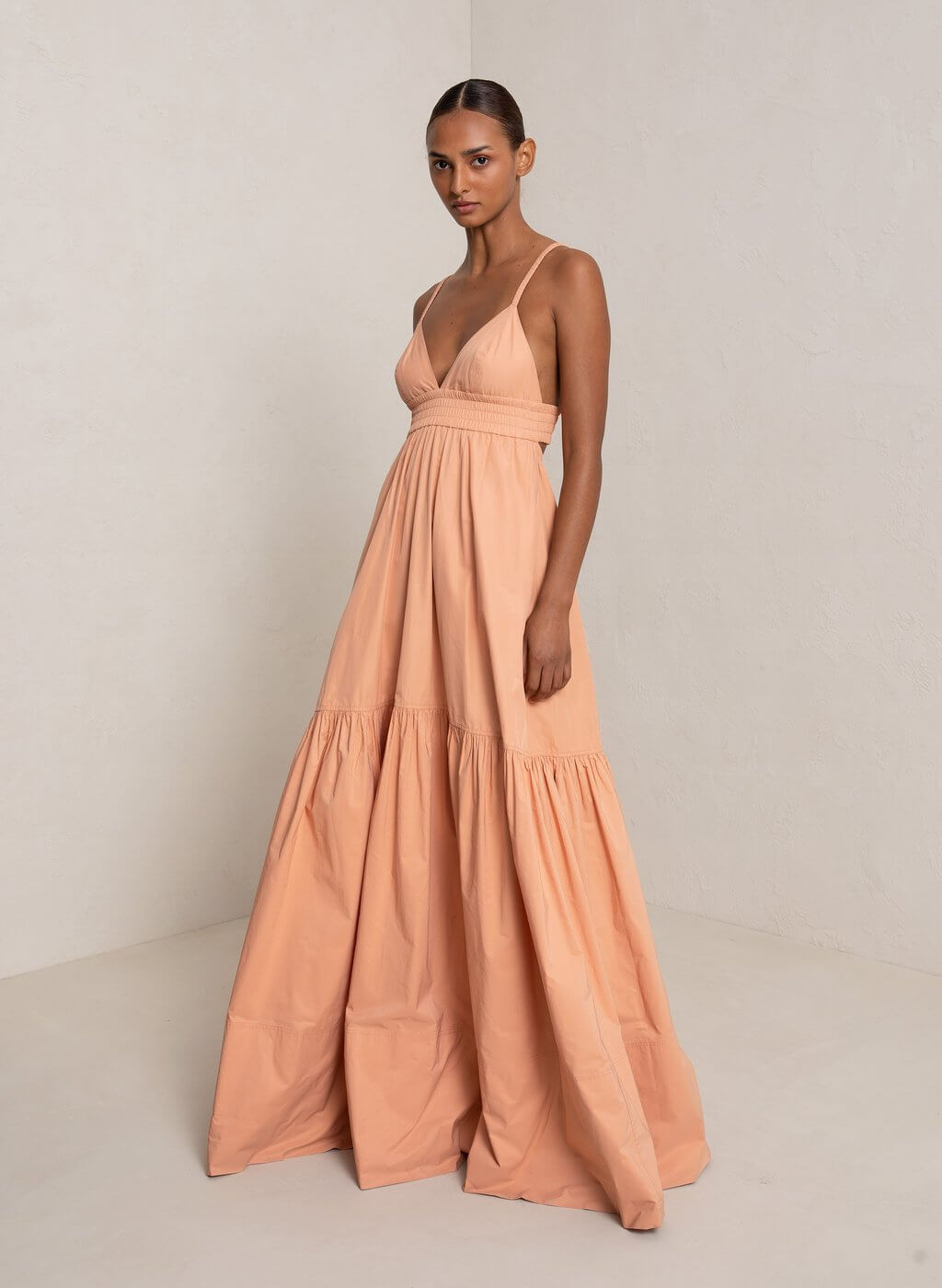 A.L.C Rosanna Maxi Dress in Dusty Coral from The New Trend
