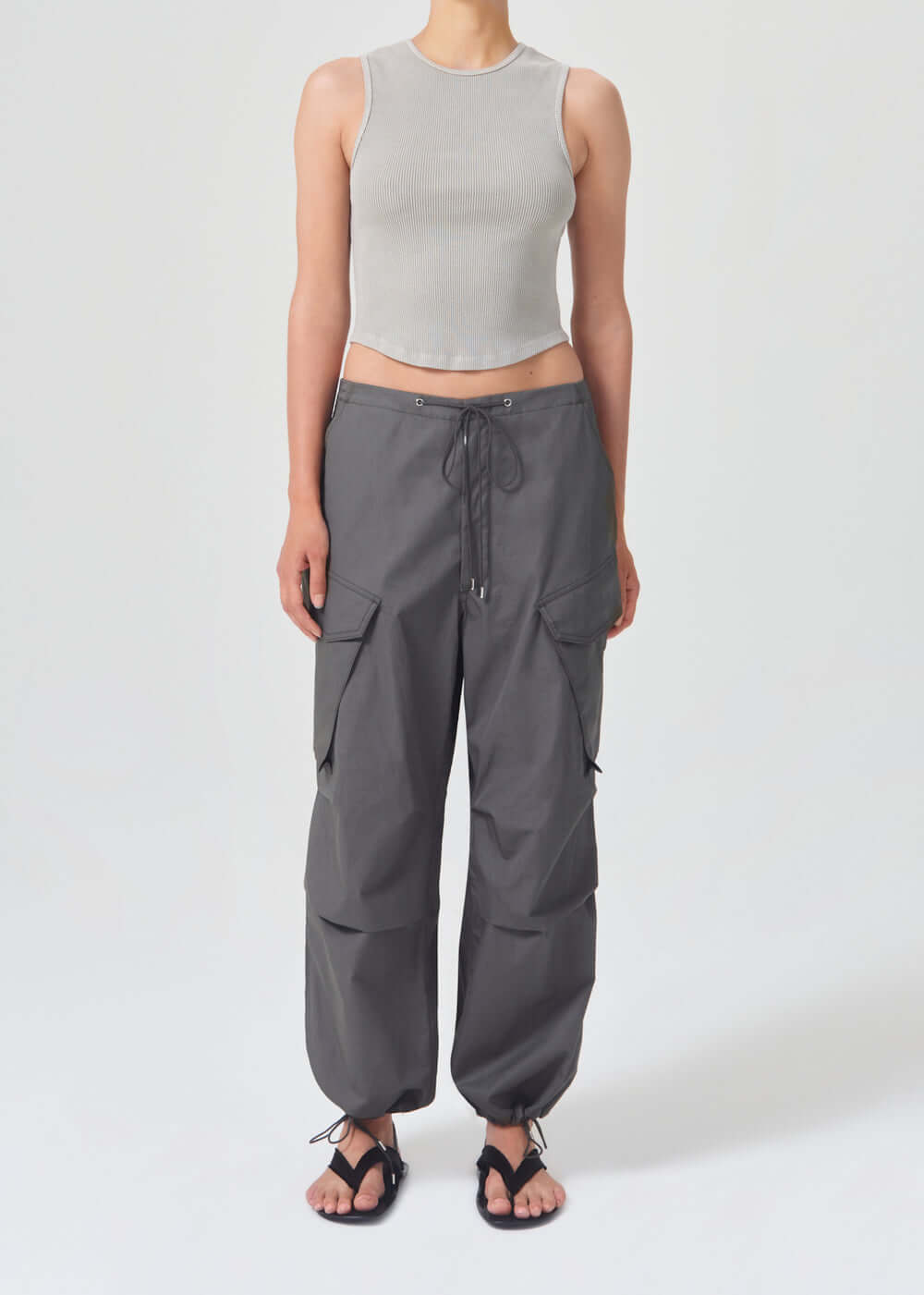 AGOLDE Ginerva Cargo Pant in Caviar The New Trend