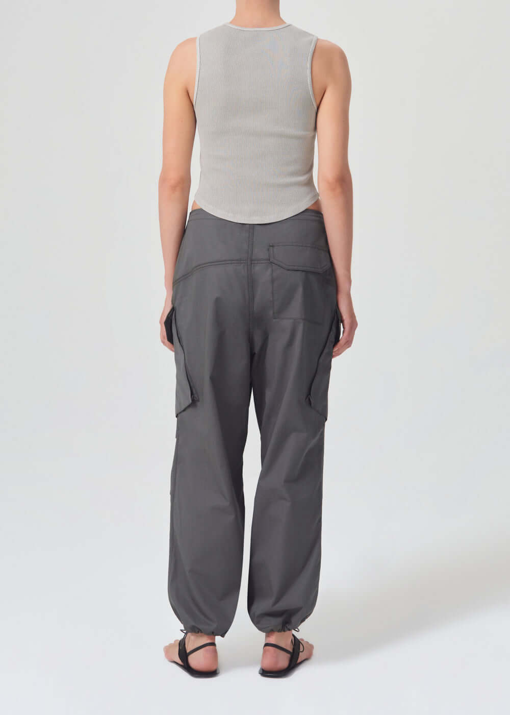 AGOLDE Ginerva Cargo Pant in Caviar The New Trend