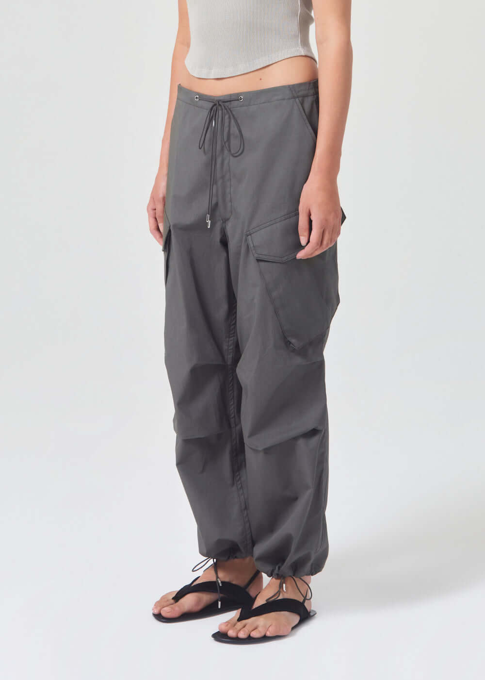 AGOLDE Ginerva Cargo Pant in Caviar The New Trend