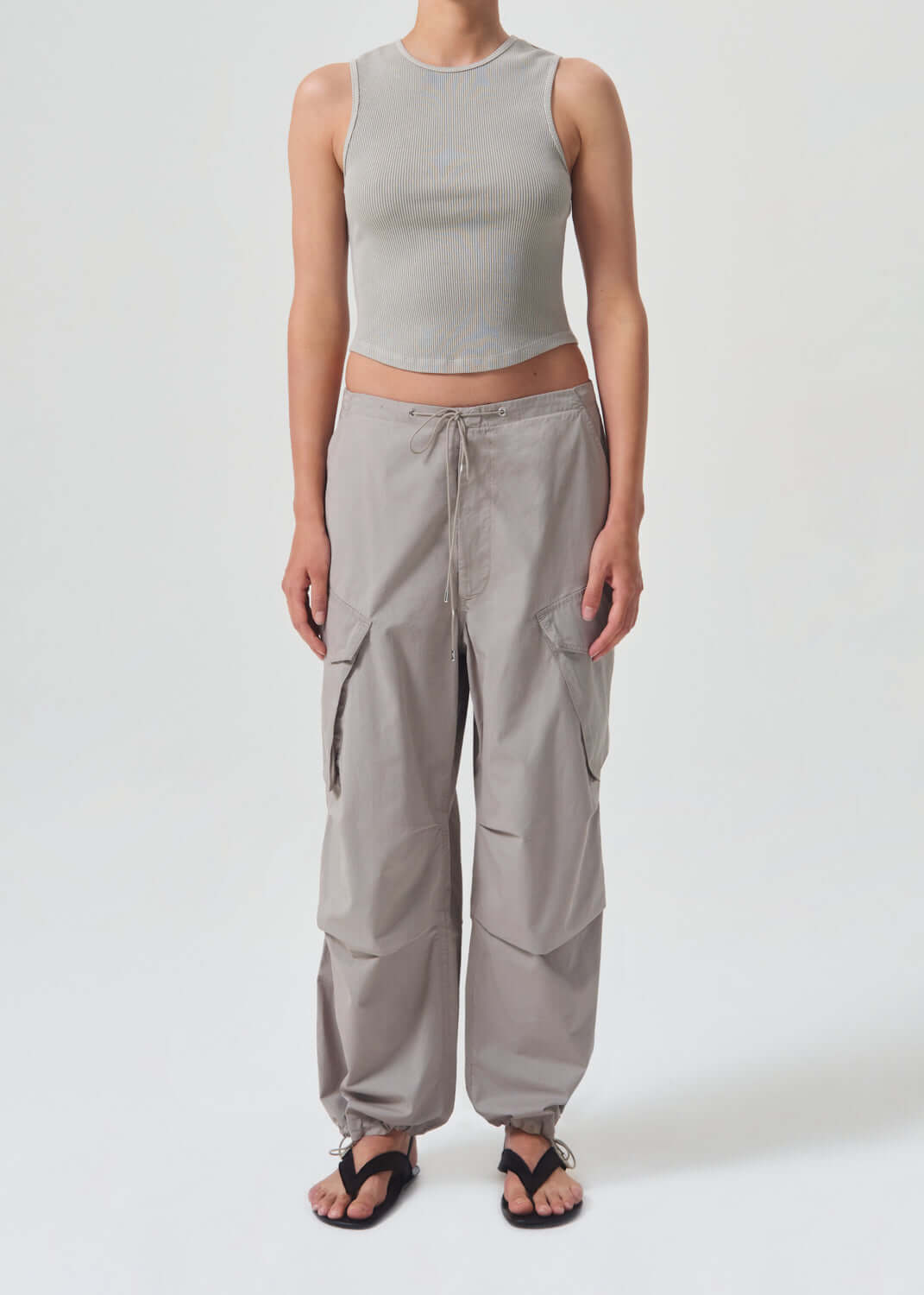 AGOLDE Ginerva Cargo Pant in Drab | The New Trend