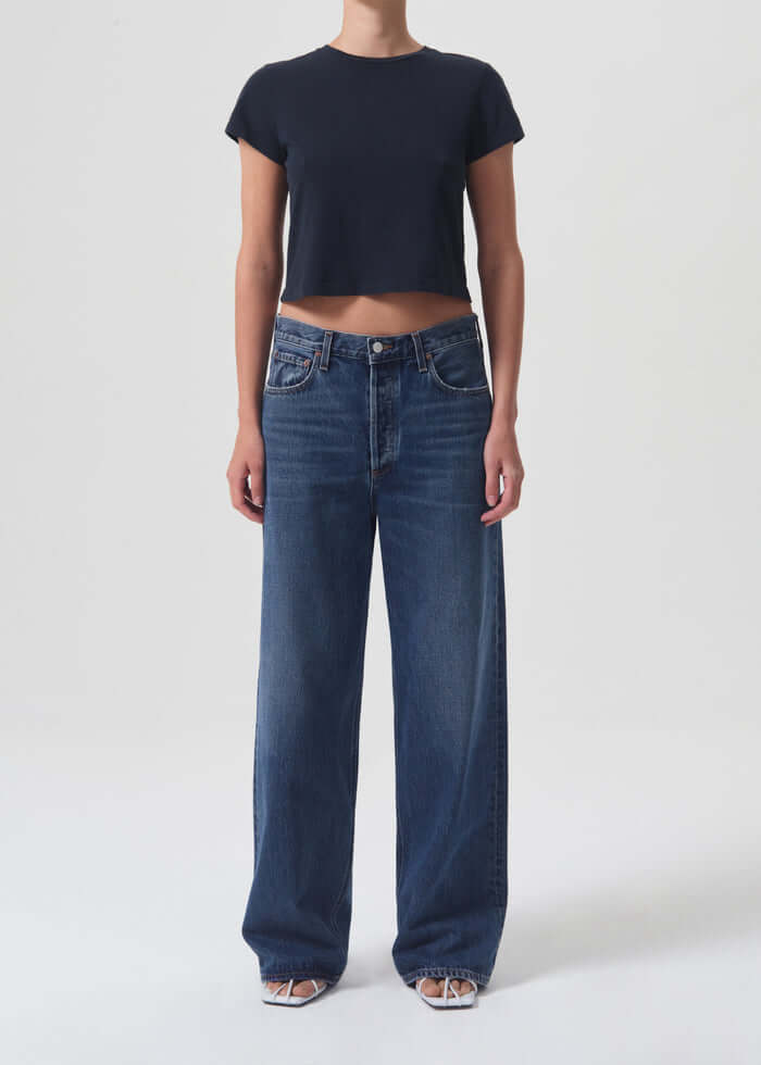Agolde Low Slung Baggy Jean in Image available at TNT The New Trend