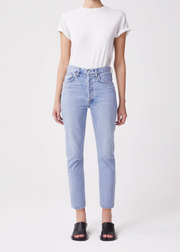 Agolde riley high rise slim clearance crop jeans