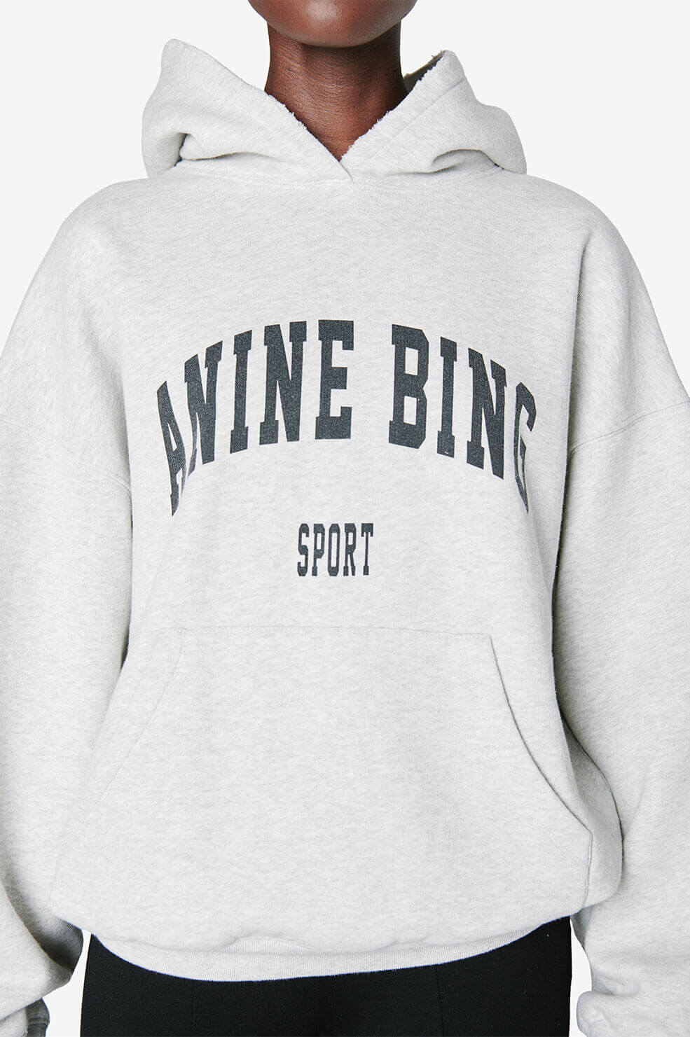 Anine Bing, Harvey Sweatshirt in Grey Malange