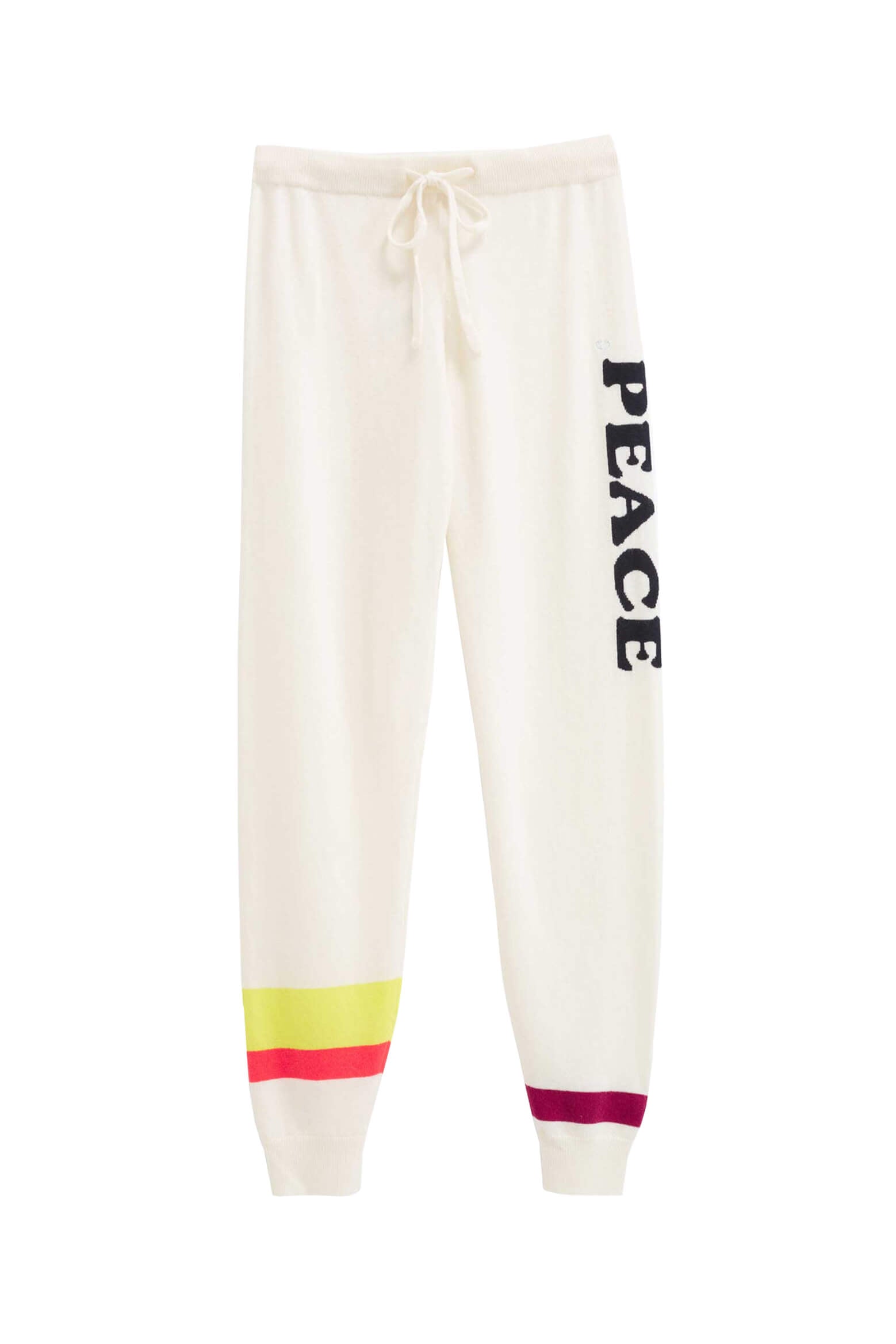 Chinti & Parker Peace & Love Trackpants in Cream Multi from The New Trend