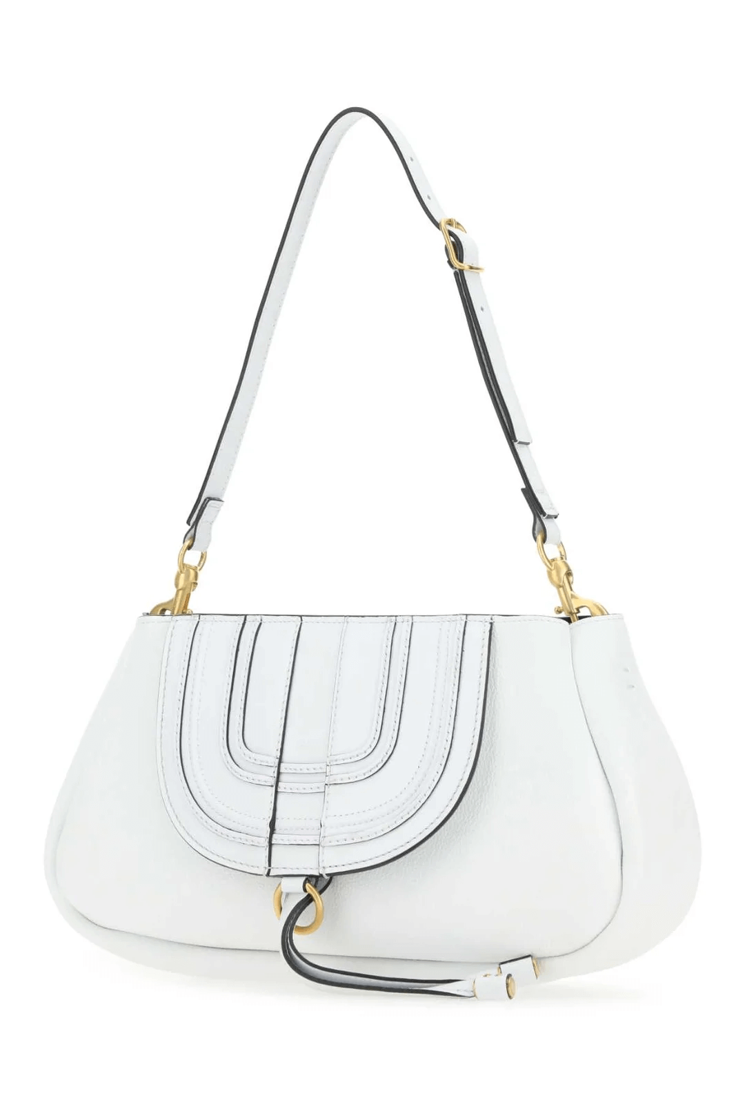 Chlo Marcie Shoulder Clutch Bag in White TNT The New Trend