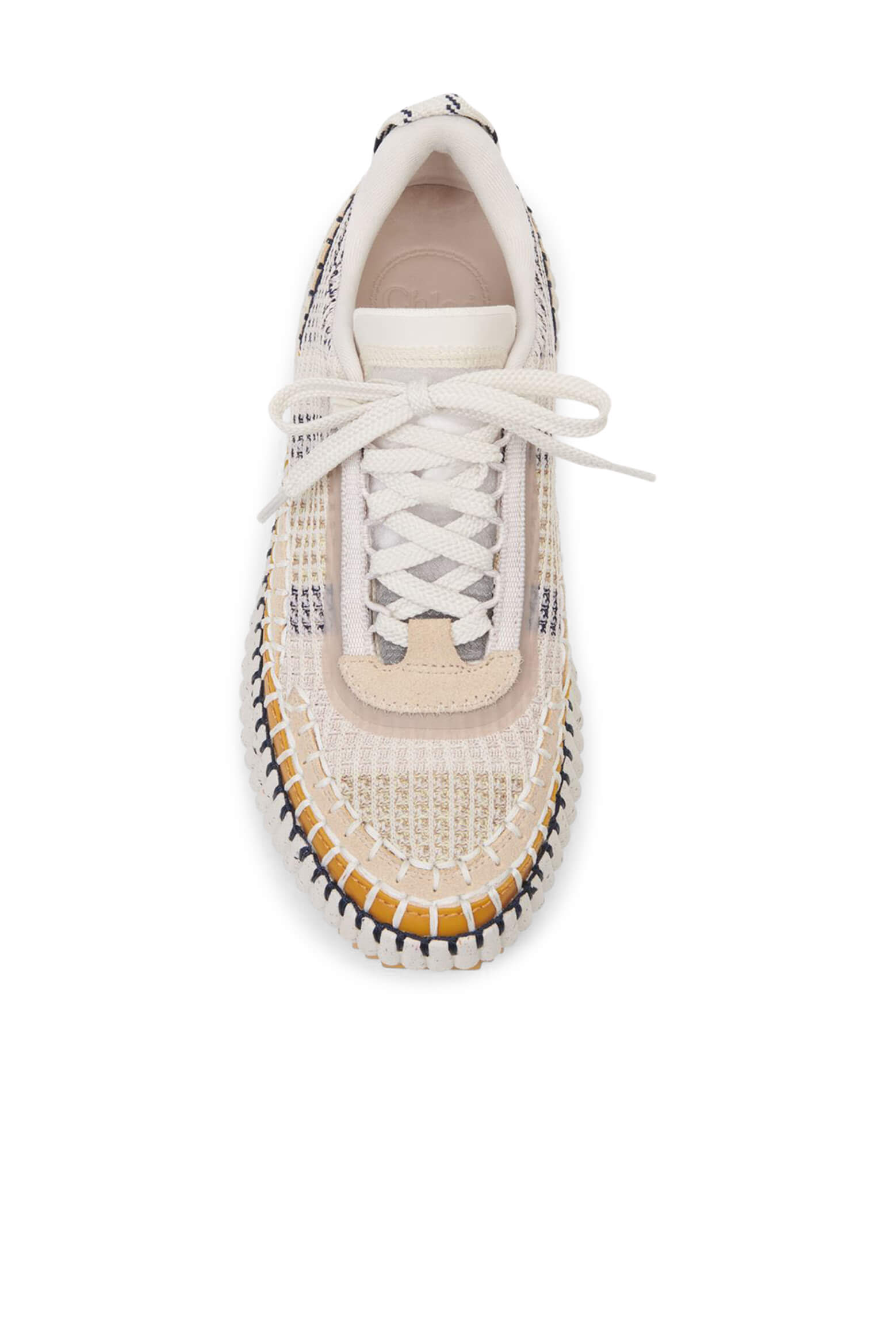 Chloe Nama Sneakers in Biscotti Beige from The New Trend