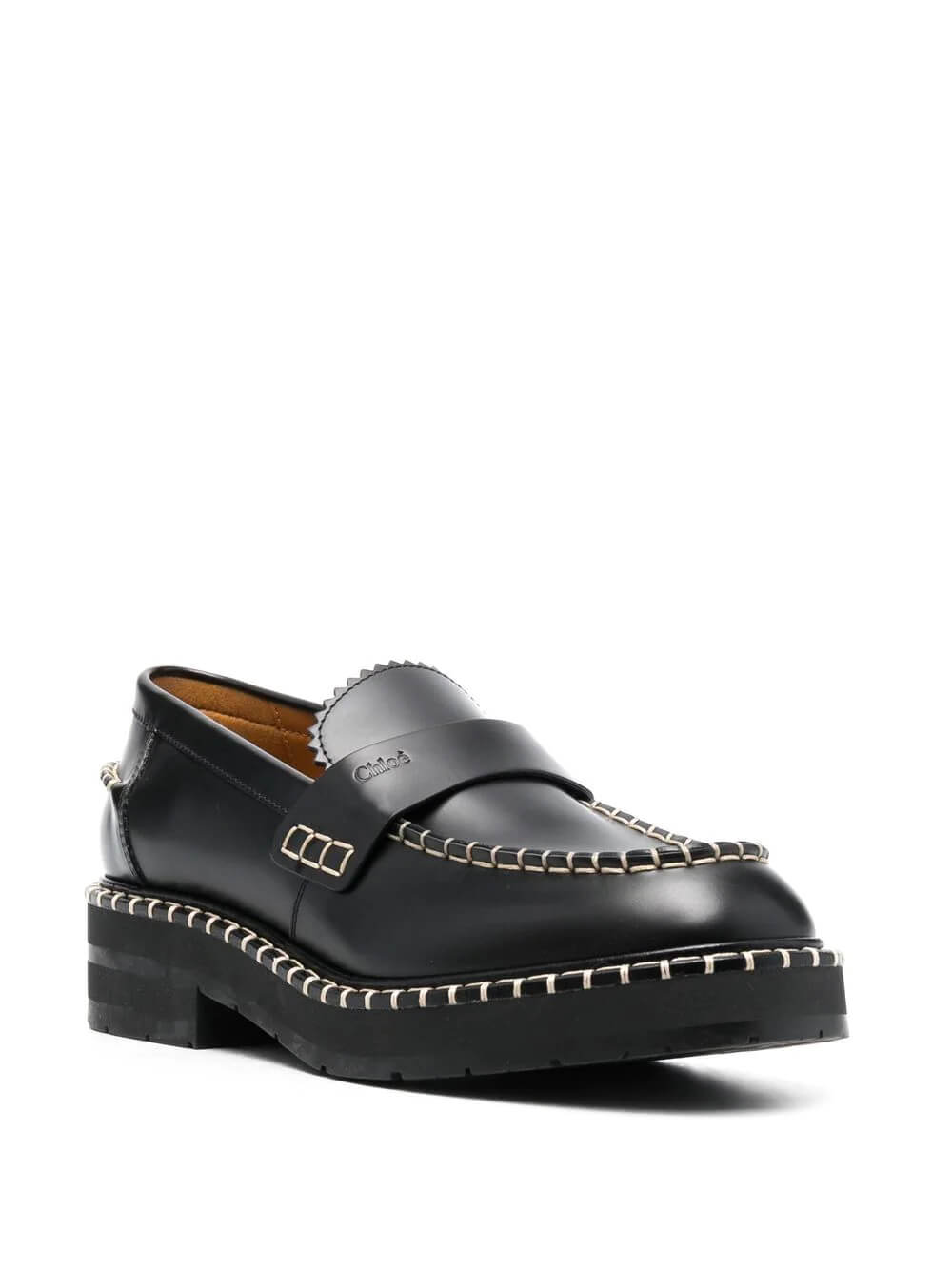 Chloé Noua Loafer in Black available at The New Trend