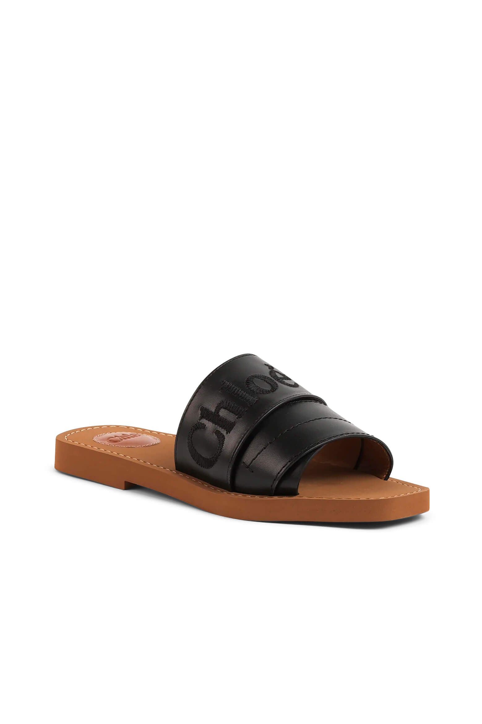 Chloe leather slides new arrivals