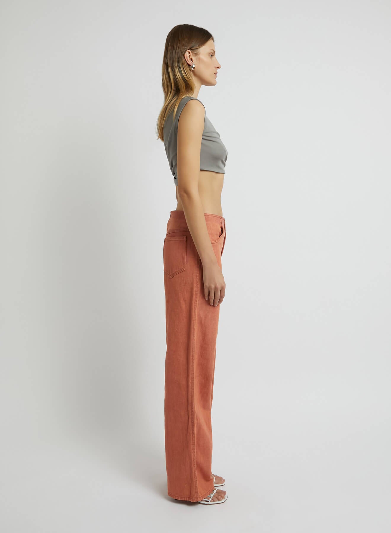 Christopher Esber Gesine Twisted Crop in Concrete available at The New Trend
