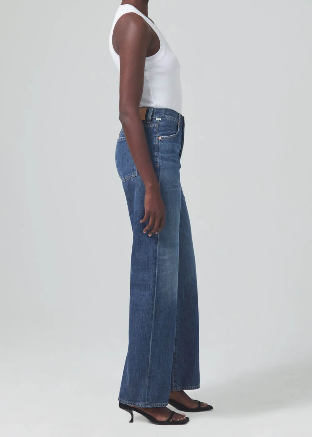 Citizens Of Humanity Annina Trouser Jean in Blue Rose from The New Trend