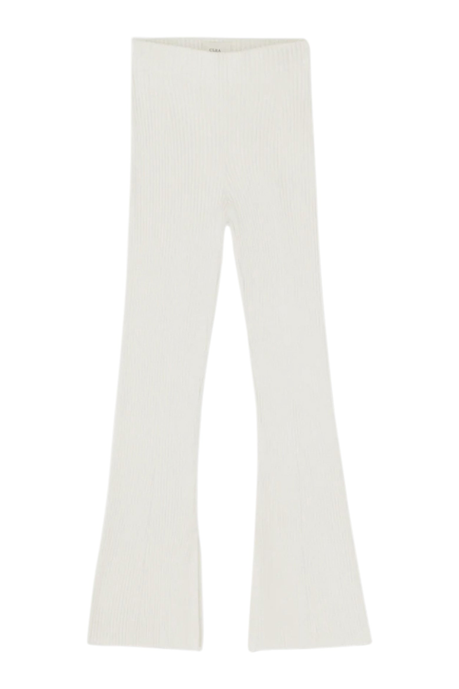 CLEA Kaite Rib Knit Pant in Chalk | TNT The New Trend