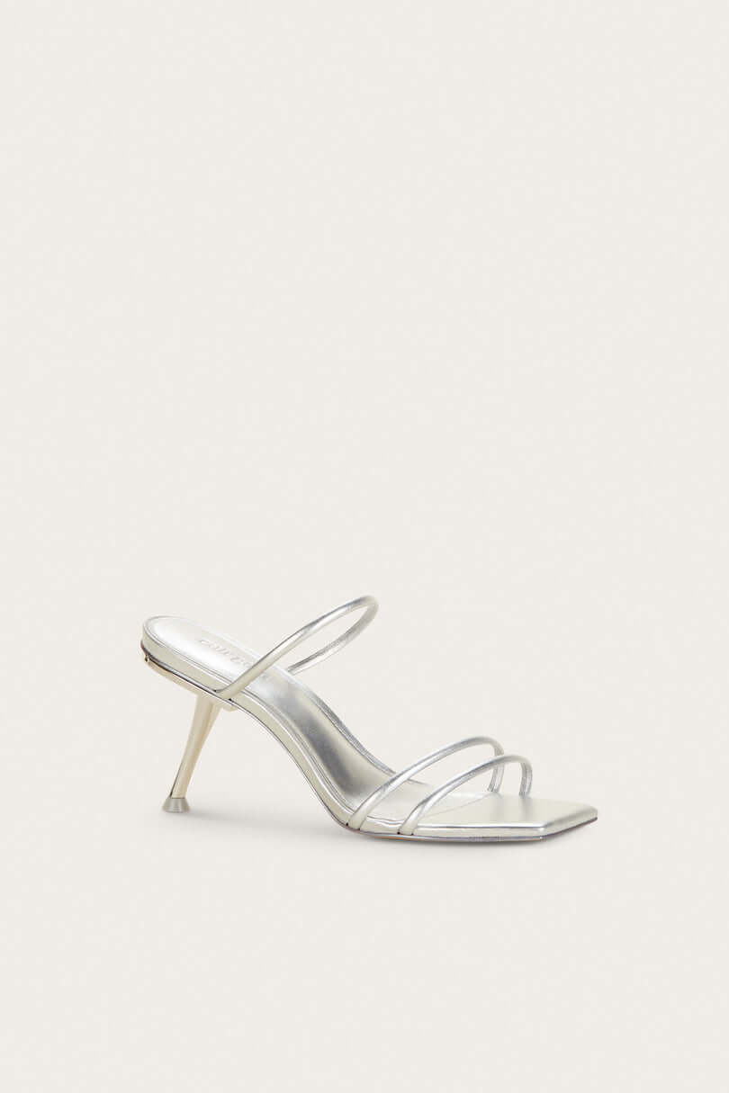 Cult Gaia Lydia Sandal in Silver available at TNT The New Trend Australia.