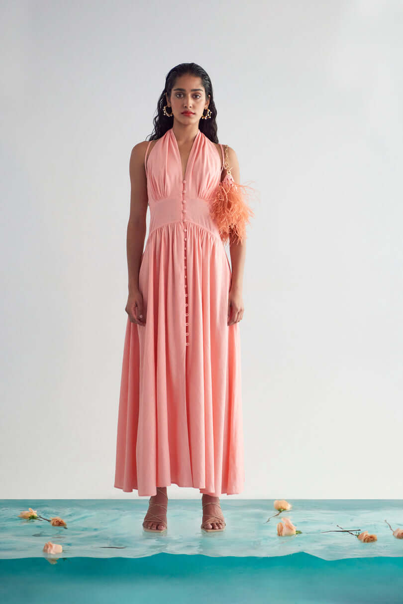 Cult Gaia Ozia Dress in Azalea available at The New Trend