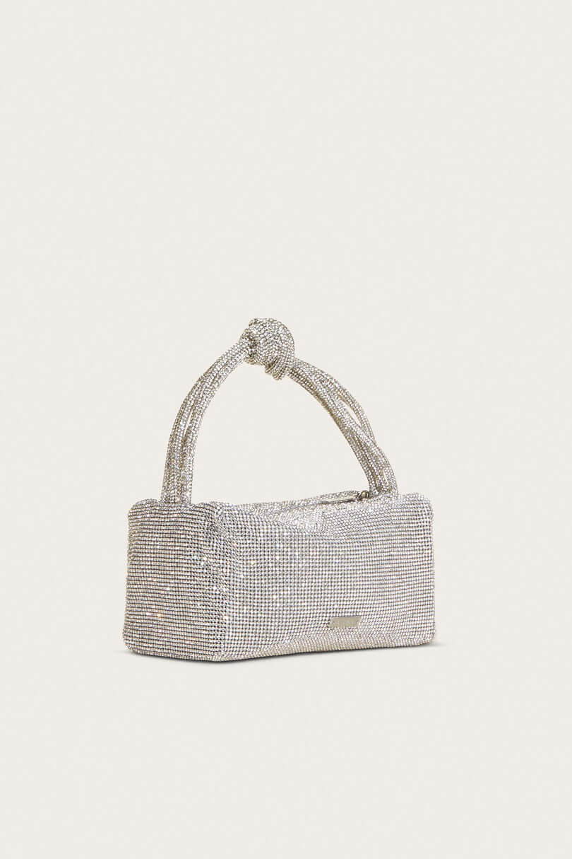 Cult Gaia Sienna Mini Top Handle Bag in Clear available at TNT The New Trend Australia.