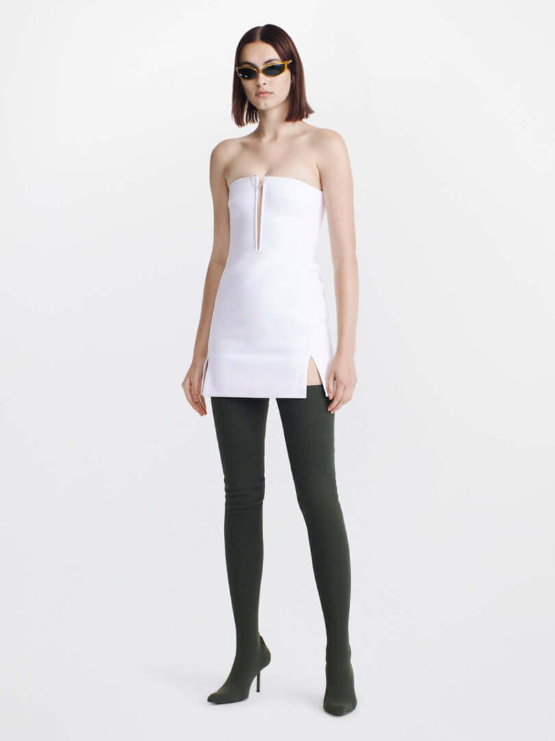 Dion Lee Mobius Mini Dress in Ivory available at The New Trend