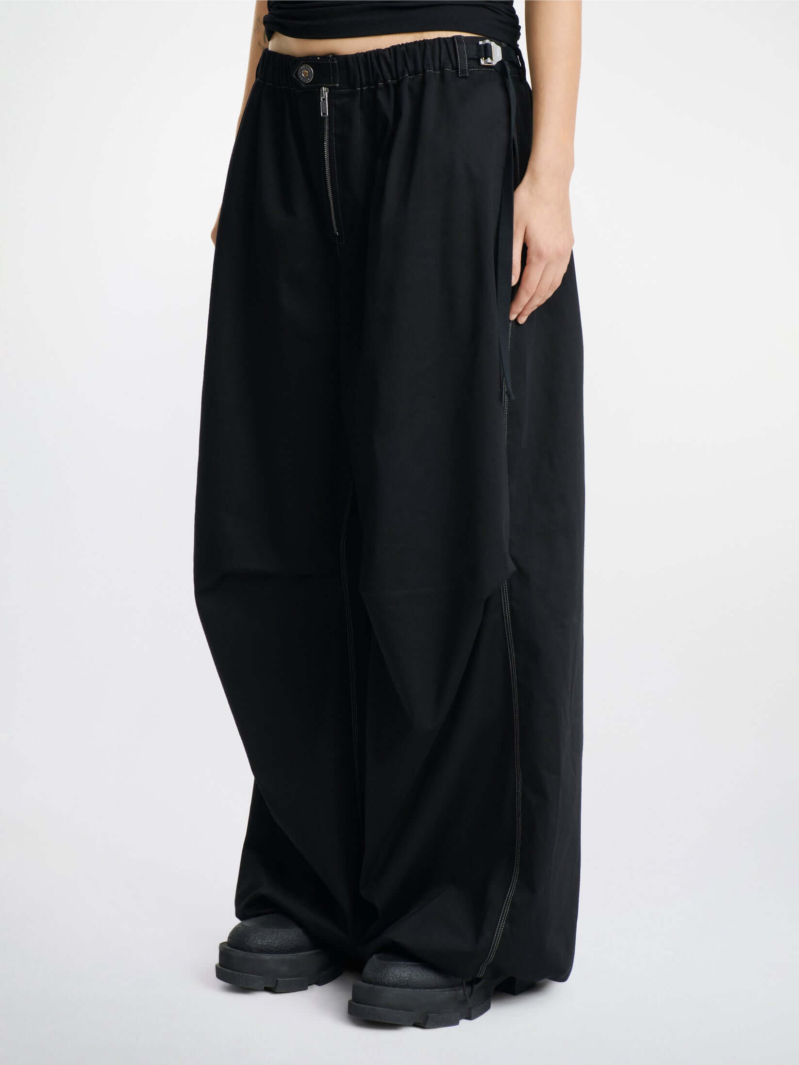 Dion Lee Oversized Flight Pant in Black available at The New Trend Australia.