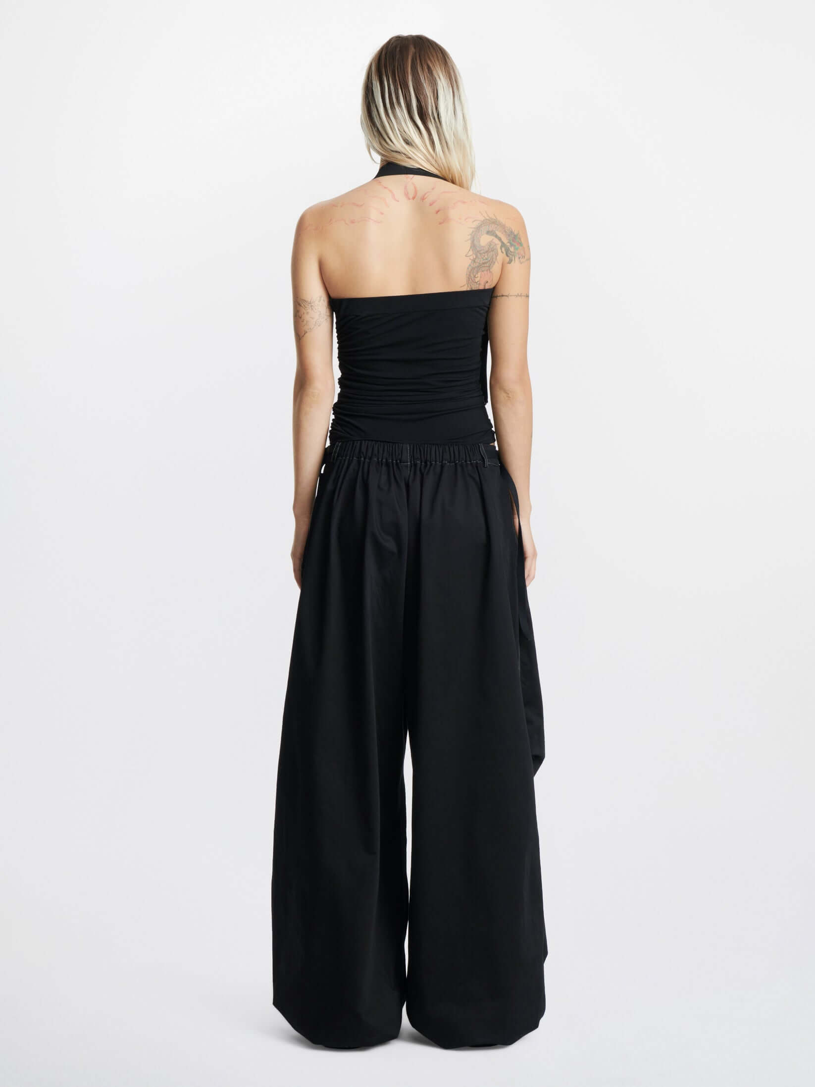 Dion Lee Oversized Flight Pant in Black available at The New Trend Australia.