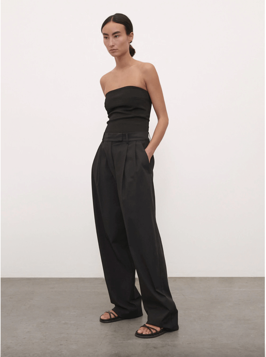 Esse Tailored Trousers in Black from The New Trend
