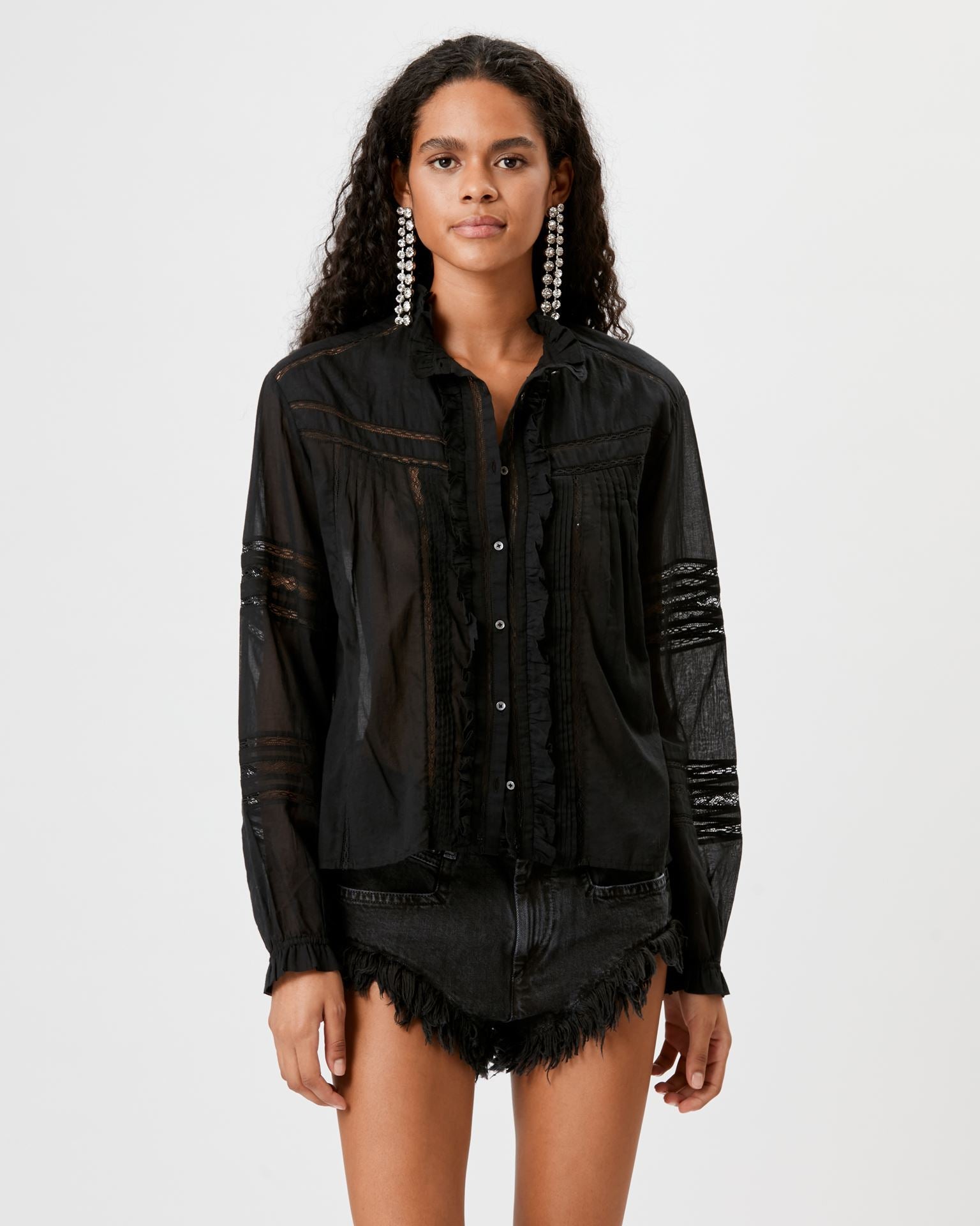 Isabel marant fringe on sale jacket