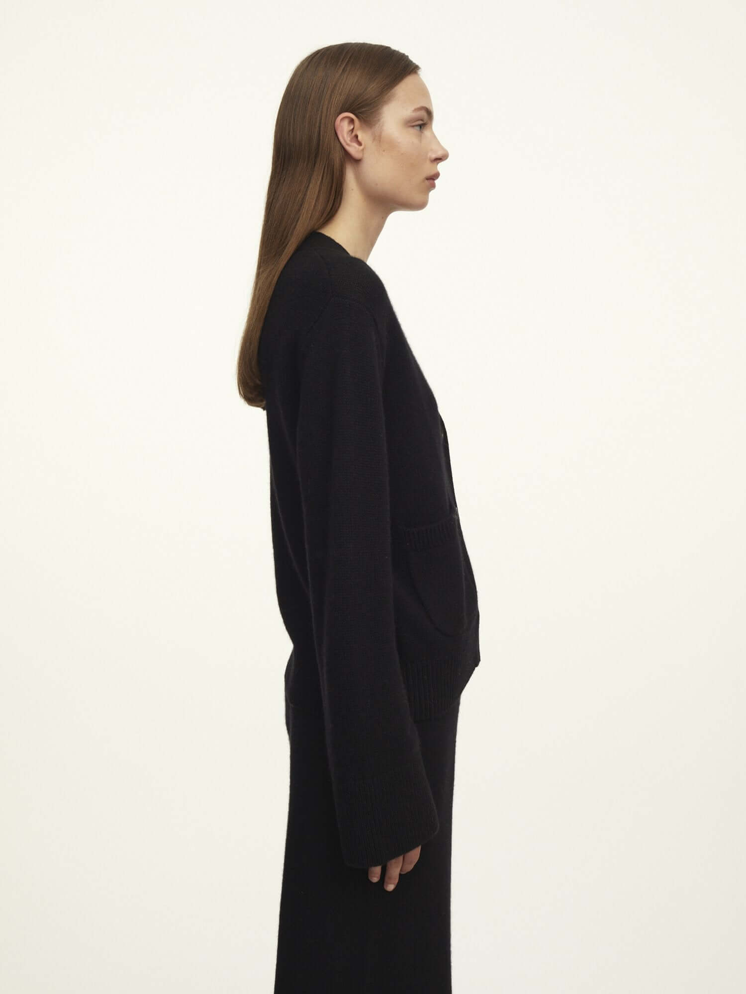 Lisa Yang Danni Cashmere Cardigan in Black from The New Trend
