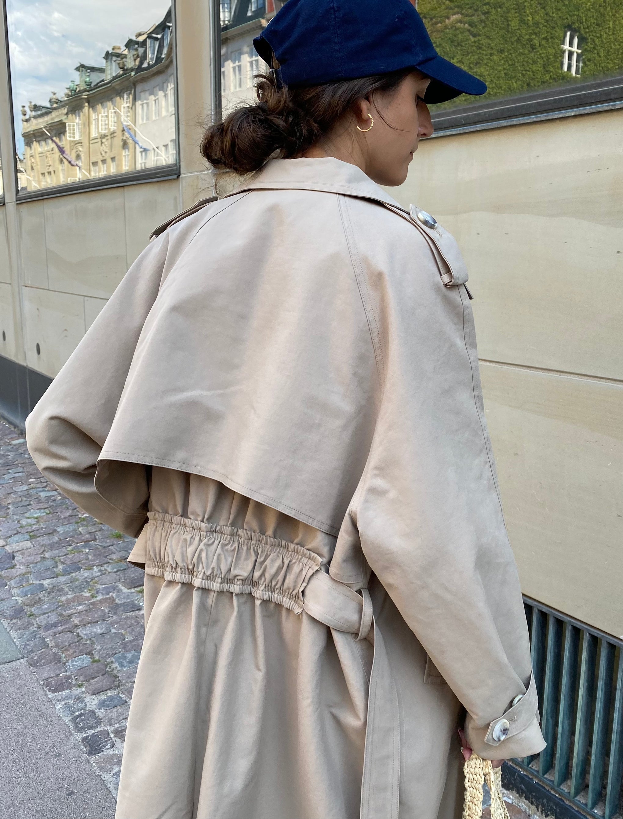 Meotine Cassandra Trench Coat in Beige from The New Trend