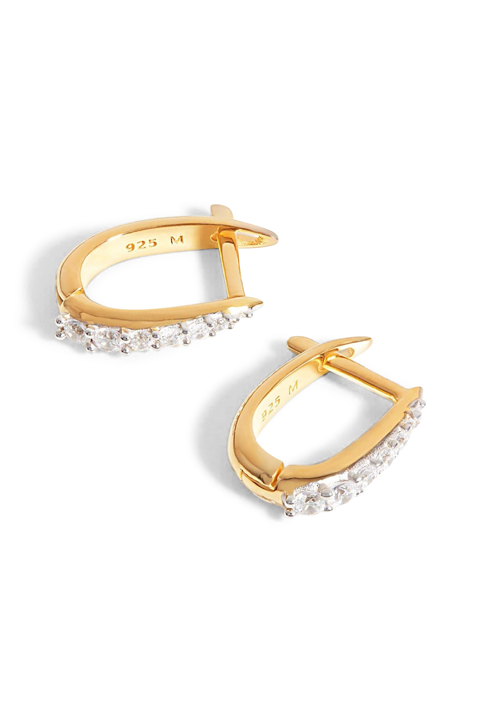 Gold plain claw huggies Clearance