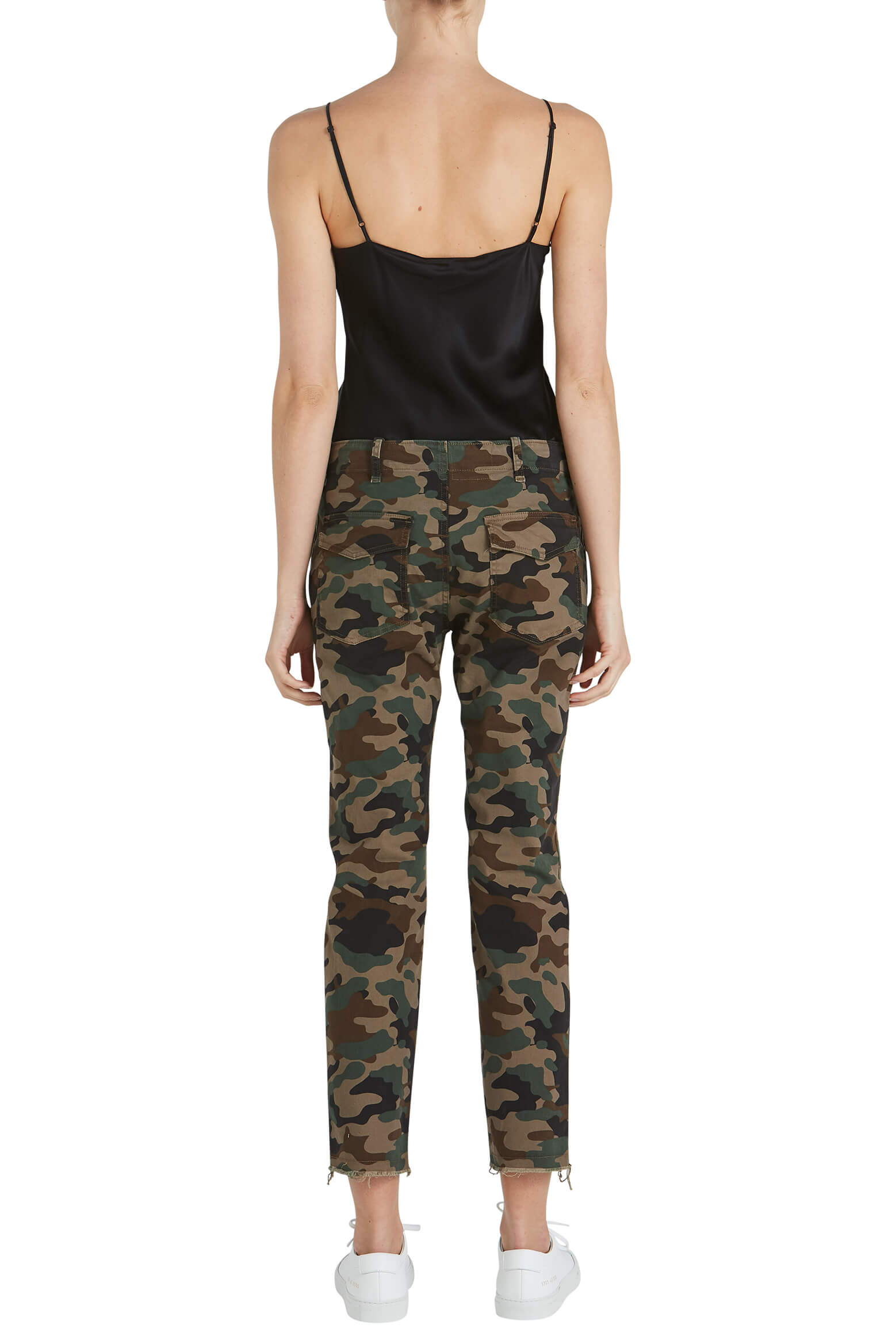 Nili Lotan Jenna Pant in Brown Camouflage from The New Trend