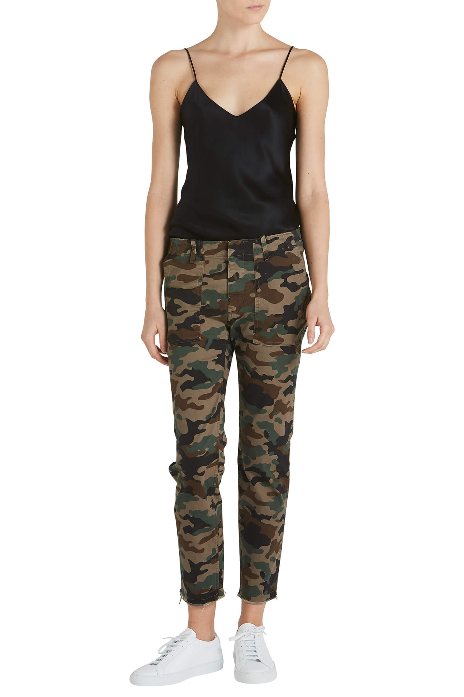 Nili Lotan Jenna Pant in Brown Camouflage from The New Trend Styled