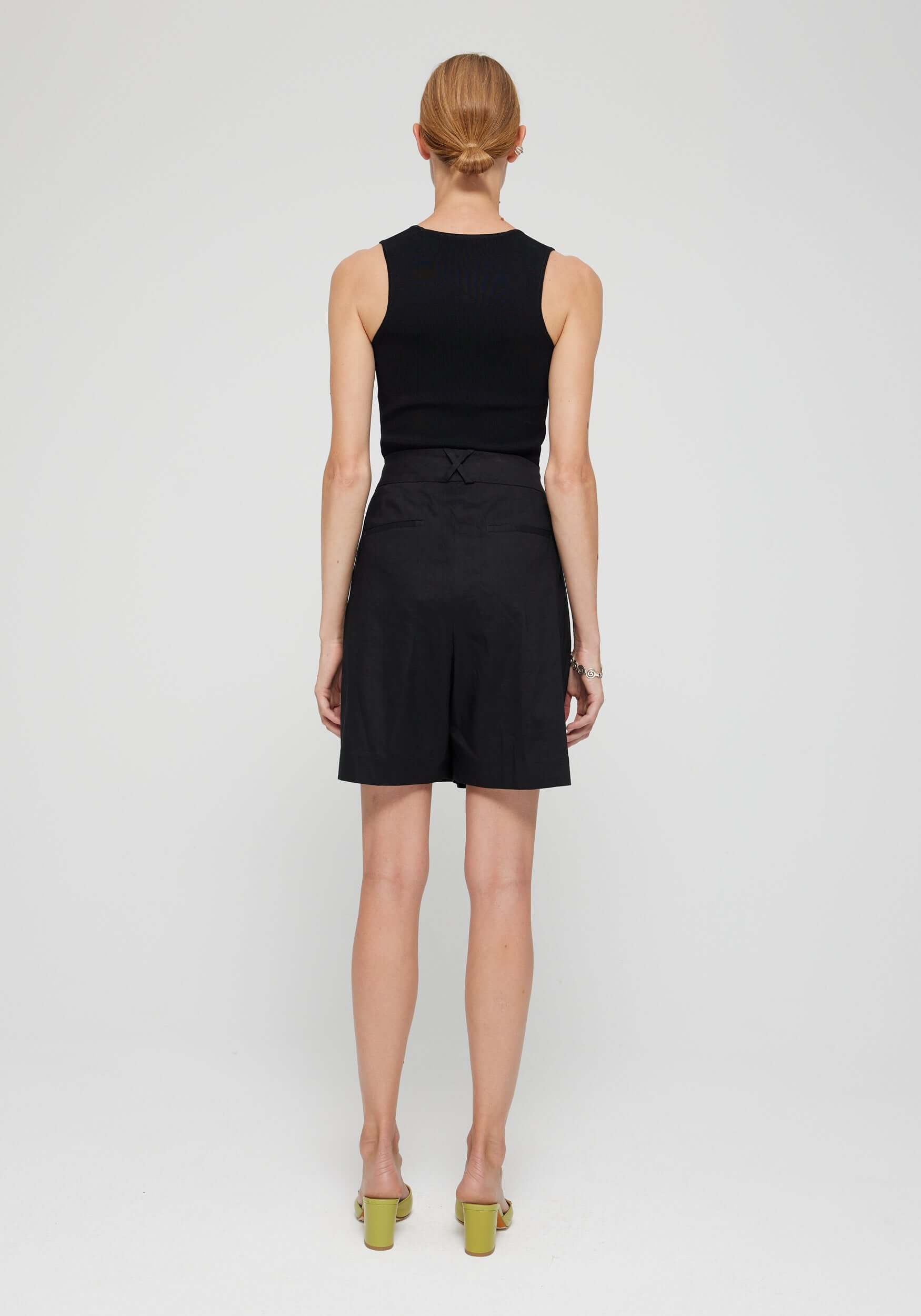 Rohe Bustier Shaped Knitted Top in Noir available at TNT The New Trend Australia. Free shipping on orders over $300 AUD.