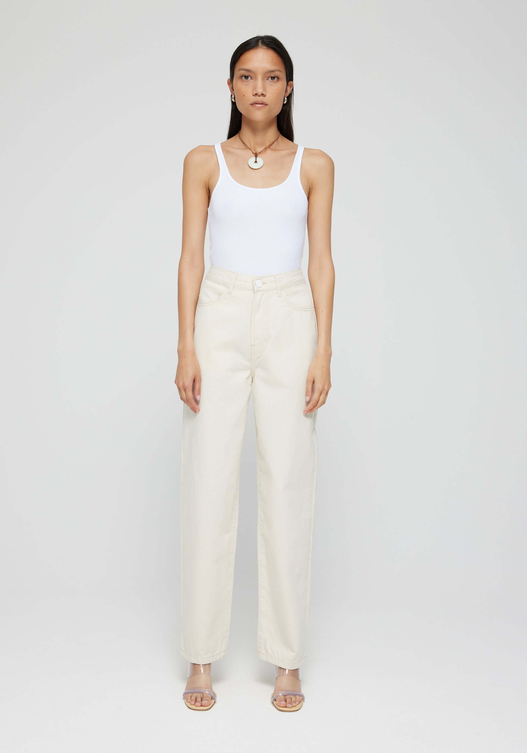 ROHE Relaxed Fit Denim in Raw Cotton | The New Trend
