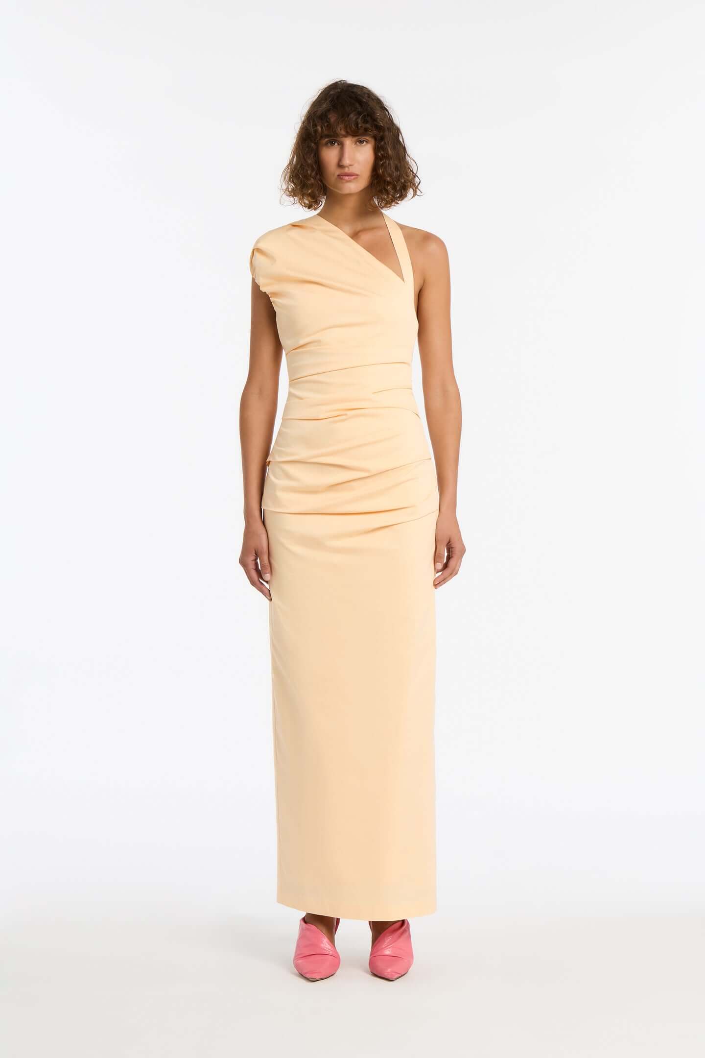 SIR Giacomo Gathered Gown in Butter available at TNT The New Trend Australia. Free shipping on orders over $300 AUD.