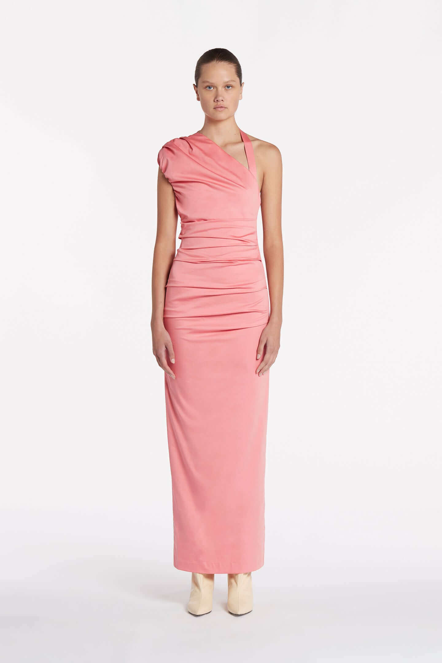 SIR Giacomo Gathered Gown in Pink available at TNT The New Trend Australia. Free shipping on orders over $300 AUD.