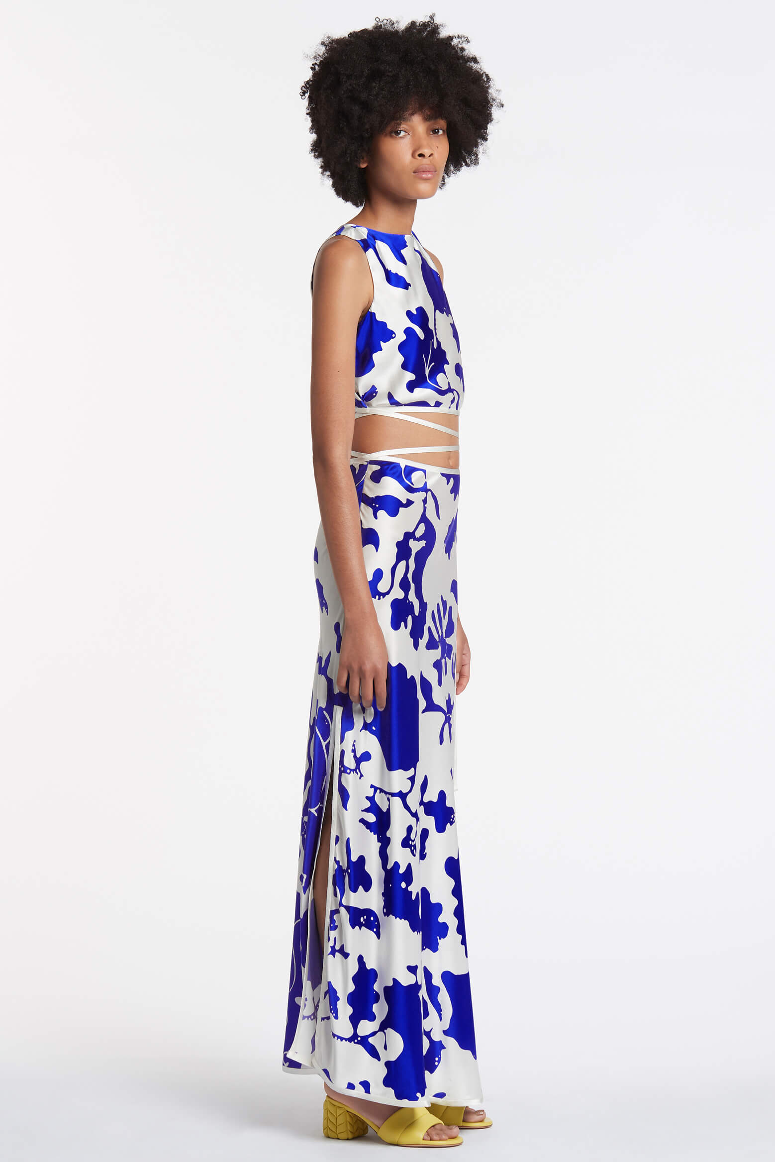 Sir Esme Deconstructed Top in Abstract Blue from The New Trend