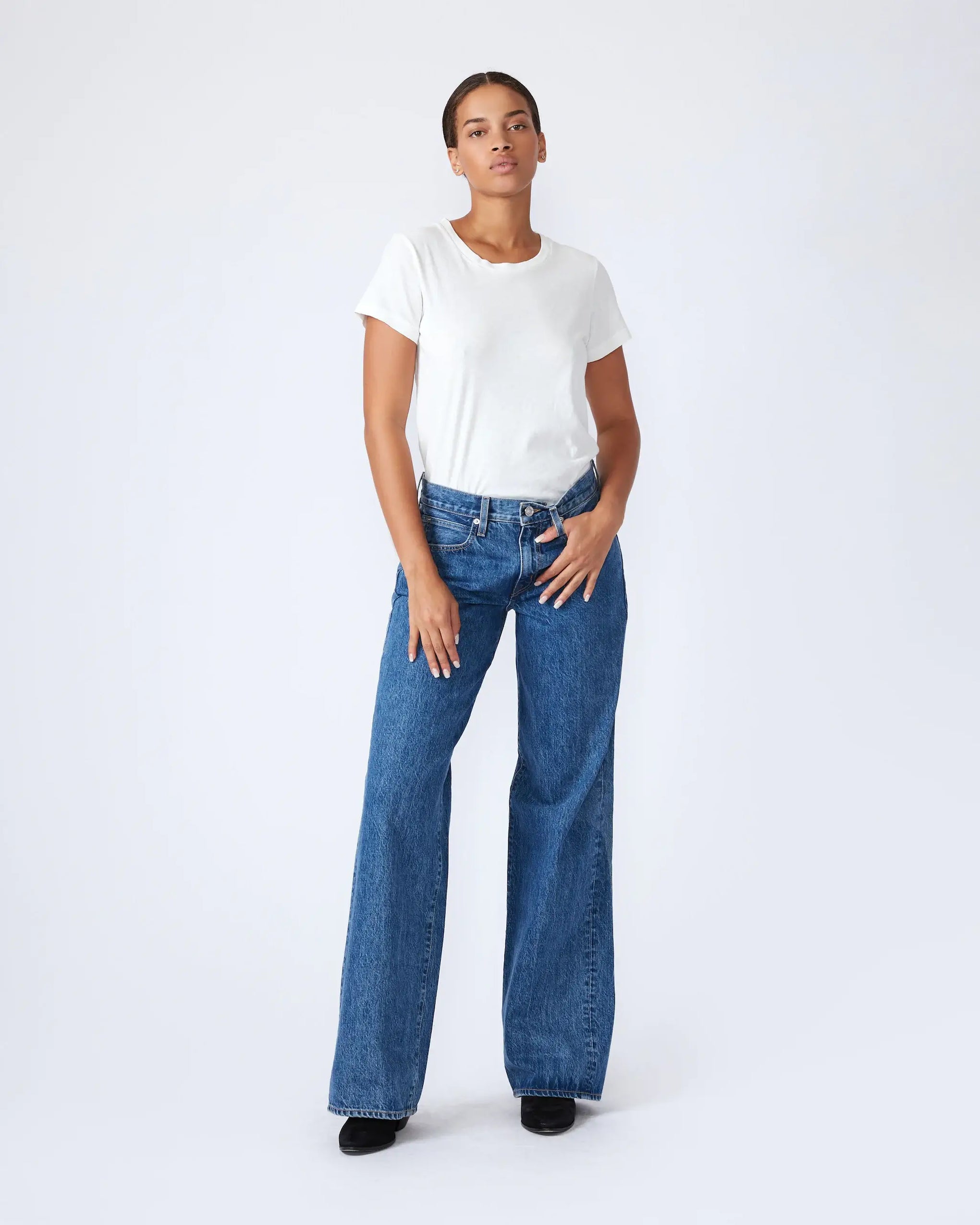 Slvrlake Mica Low Rise Jean in Sweet Memory from The New Trend